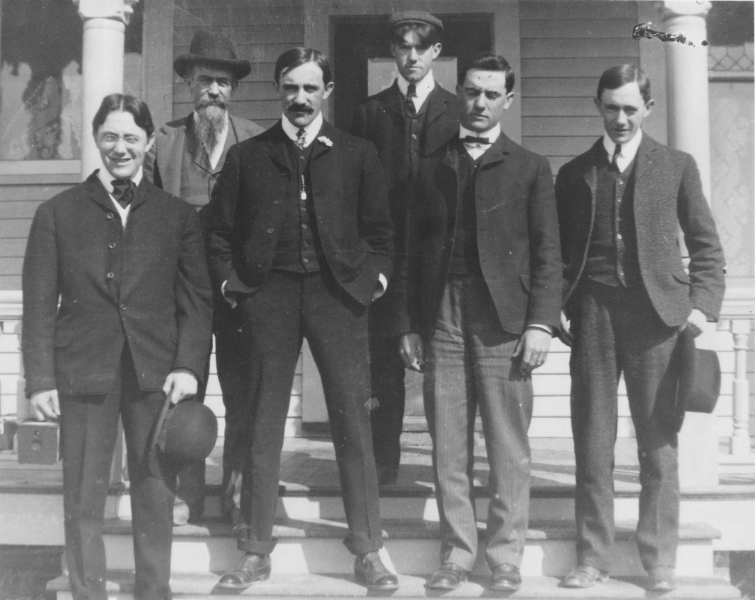 George A, Willmer, (front) Elmer, Ernest, Gale and Archie Strout.png