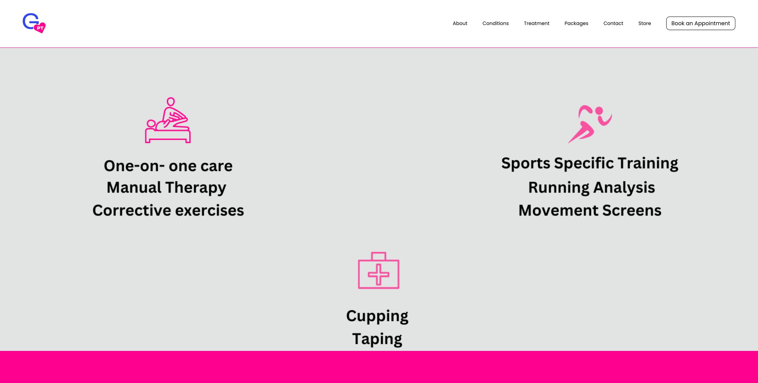 Treatments Page Before