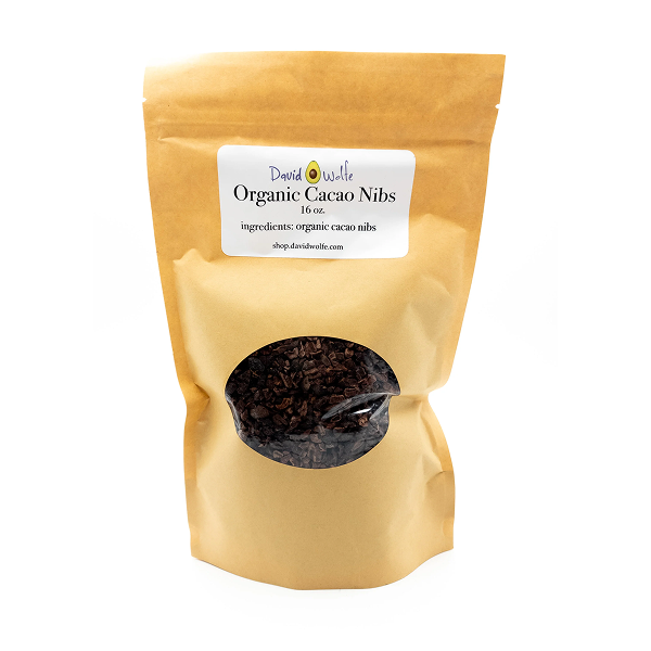 Raw Cacao Nibs: Ecuadorian Arriba Nacional Upper Amazonian, 100% Organic