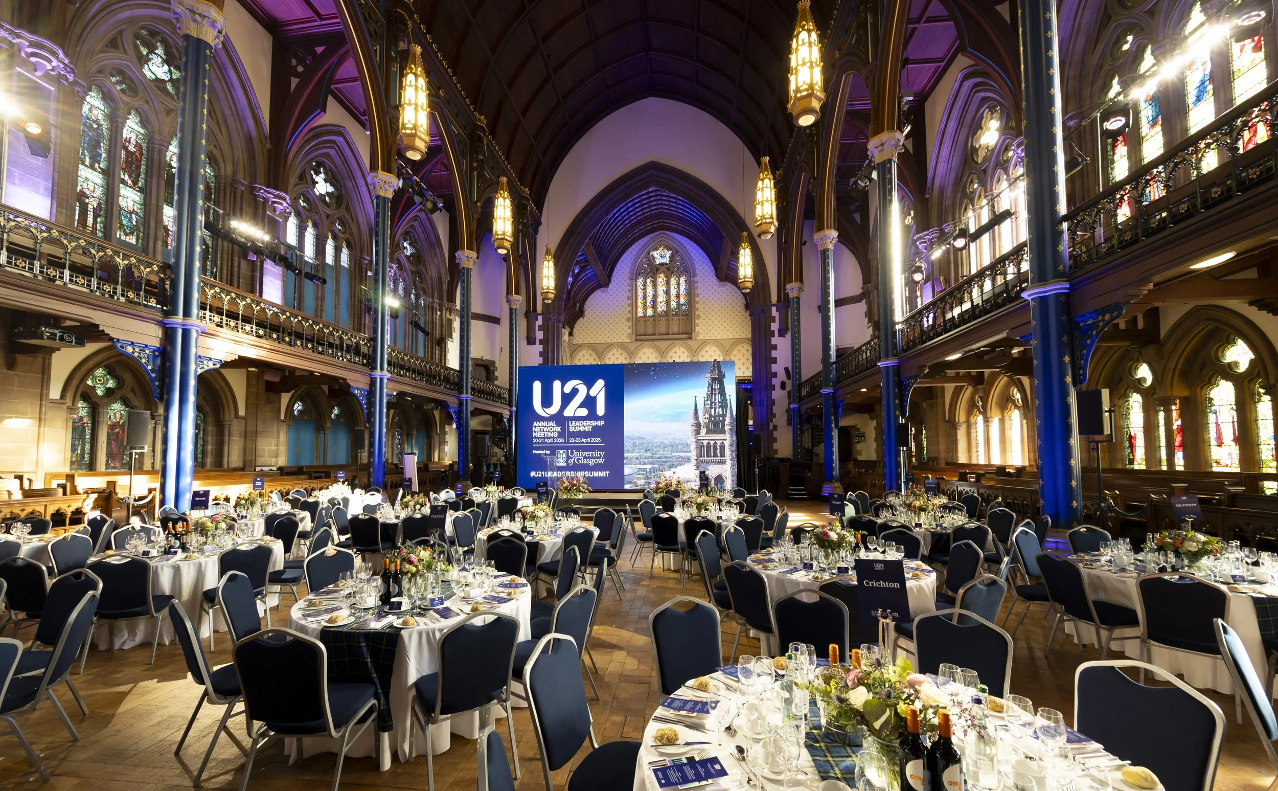 U21 Welcome Dinner at Bute Hall 3.JPG