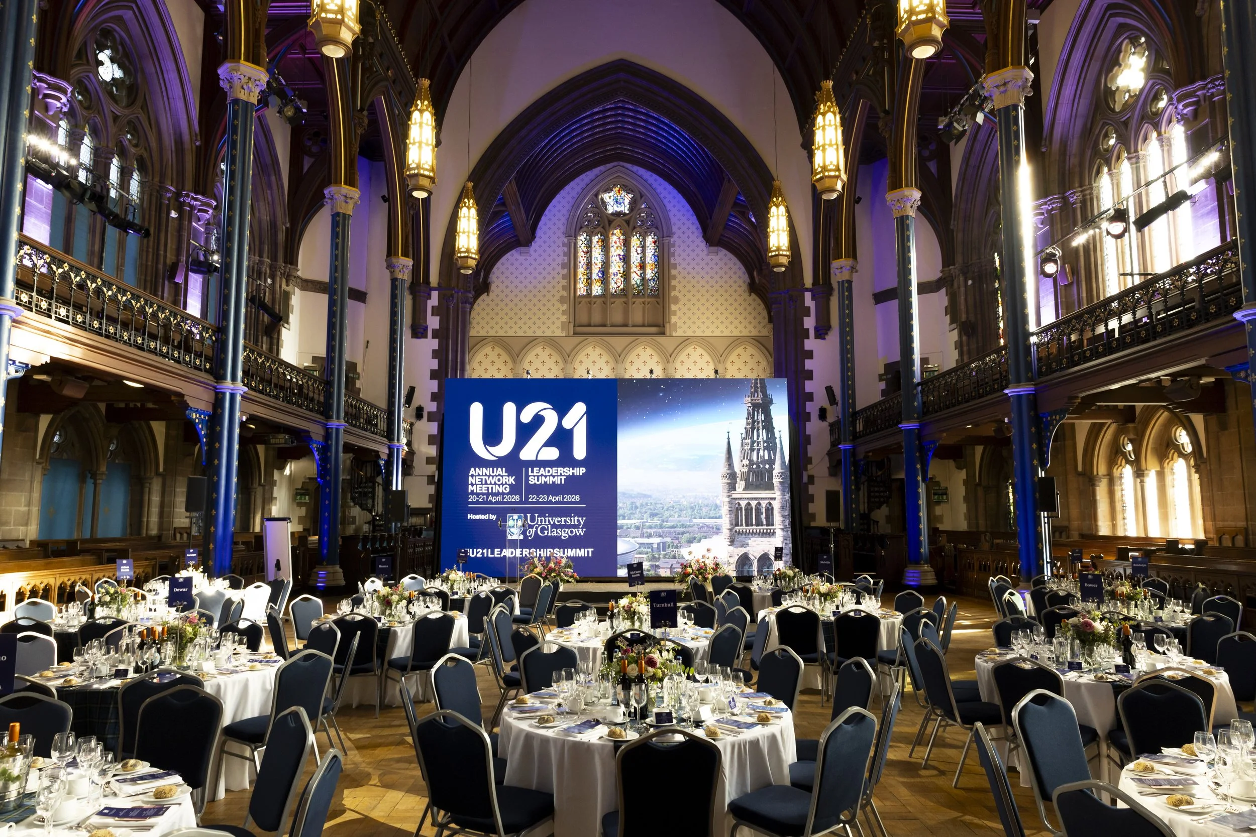 U21 Welcome Dinner at Bute Hall 2.JPG