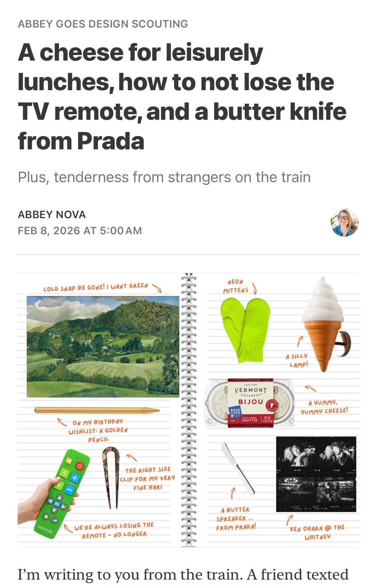 Abbey Goes Design Scouting