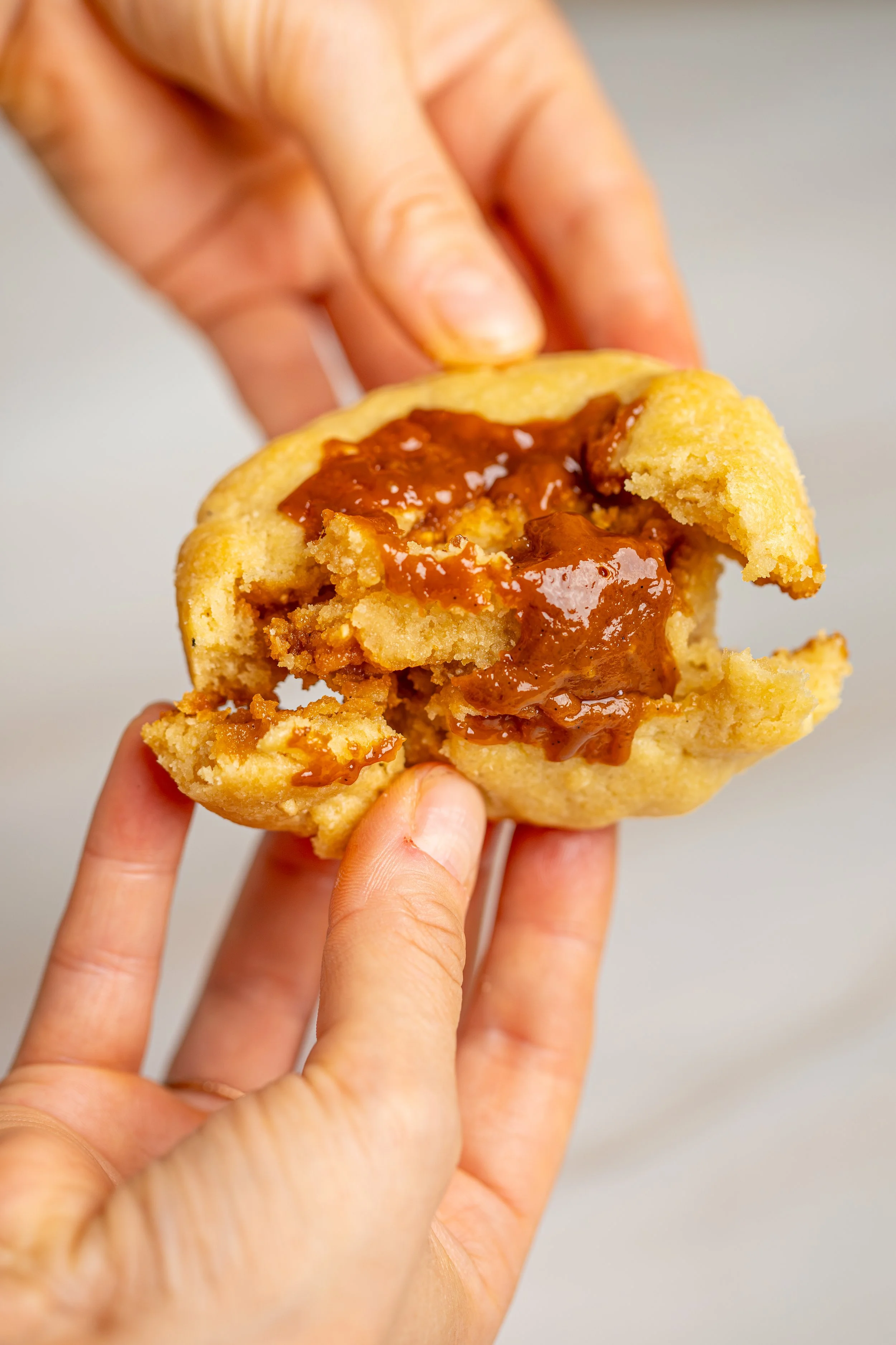 Cookie cacahuètes et caramel