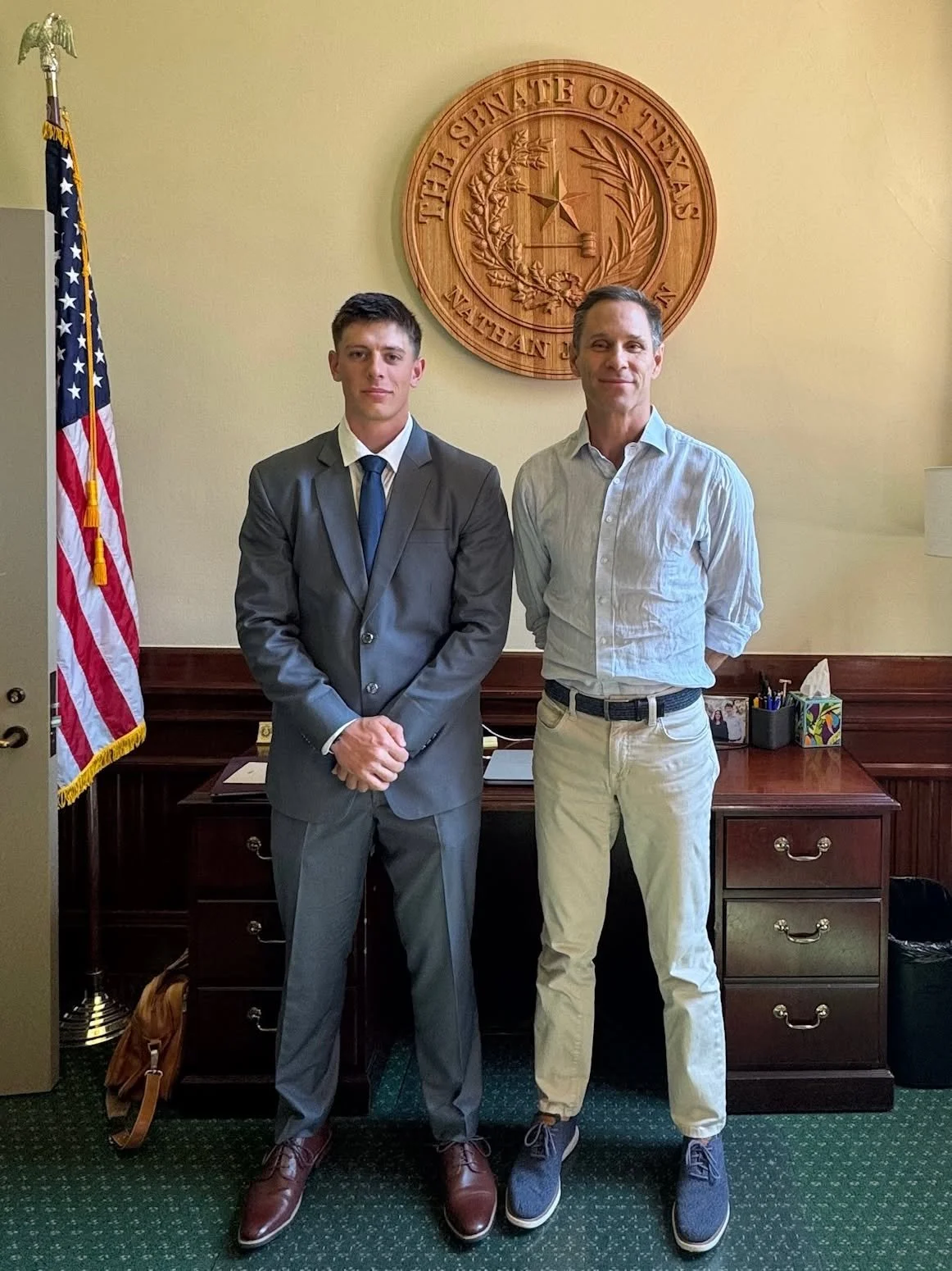 Please join me in congratulating Micah Dieterle, who has been selected as the Senate District 16 recipient of the 2025&ndash;26 Texas Armed Services Scholarship Program (TASSP).

Micah is a senior at @UTAustinTX, majoring in Political Science with a 
