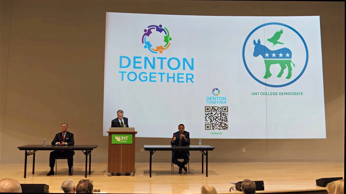 Thank you @denton_together and @untdems for hosting the first Texas Attorney General Democratic Primary debate of the 2026 election season.

The wind is at our backs. It's time to turn Texas Blue.