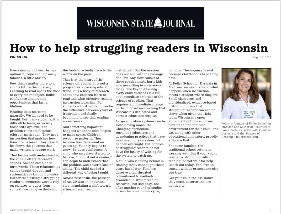 Wisconsin State Journal column by Kim Feller