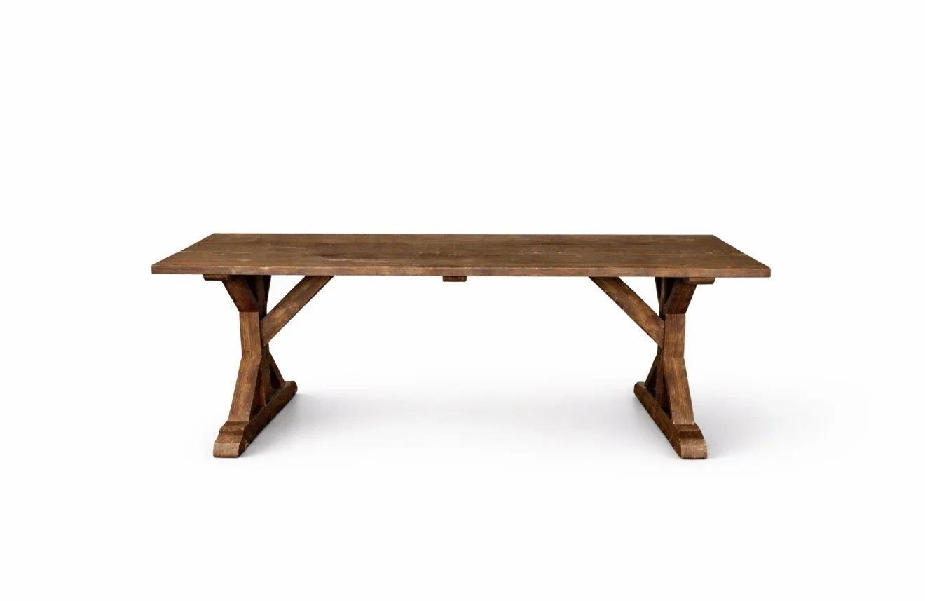 Handcrafted Trestle Table