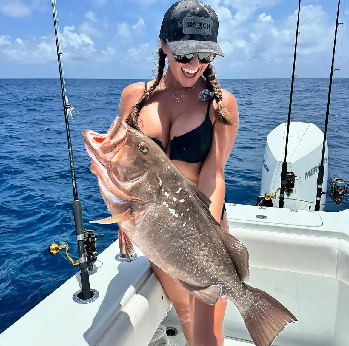 @kyndal_lynn doesn&rsquo;t just rep the brand&mdash;she lives it.
Big fish. Bigger energy.
Our website is finally LIVE &mdash; hit the link in bio and grab your gear 🎣
#TeamSnatch #FishLikeAGirl