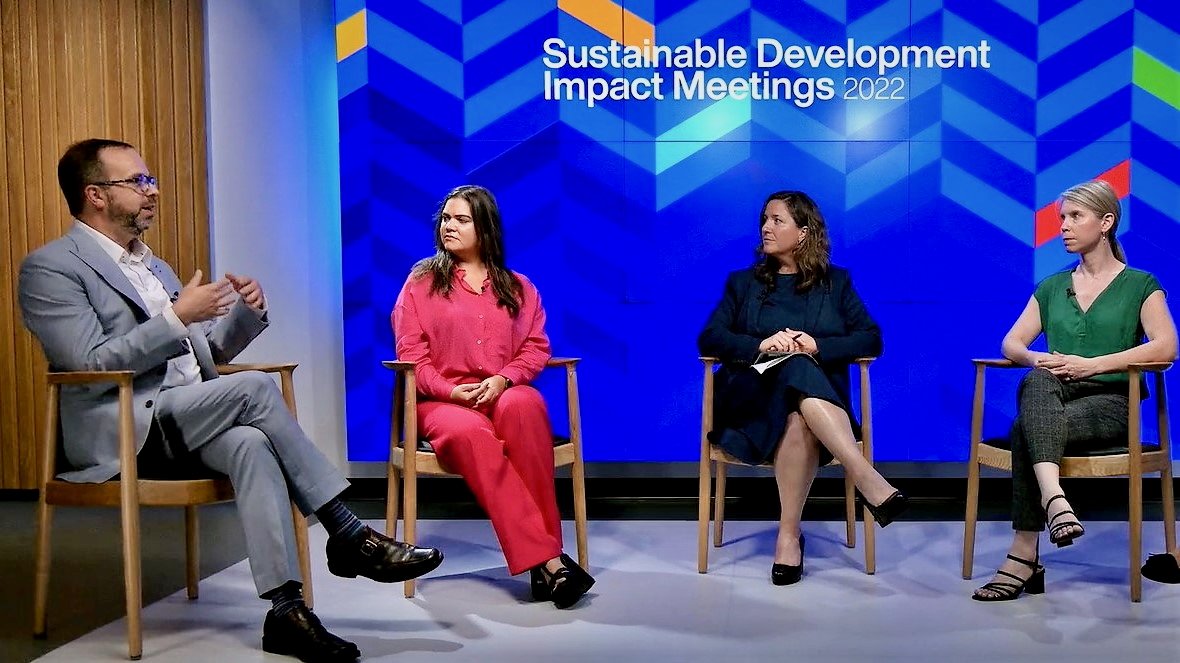 World Economic Forum panel during NYC Climate Week