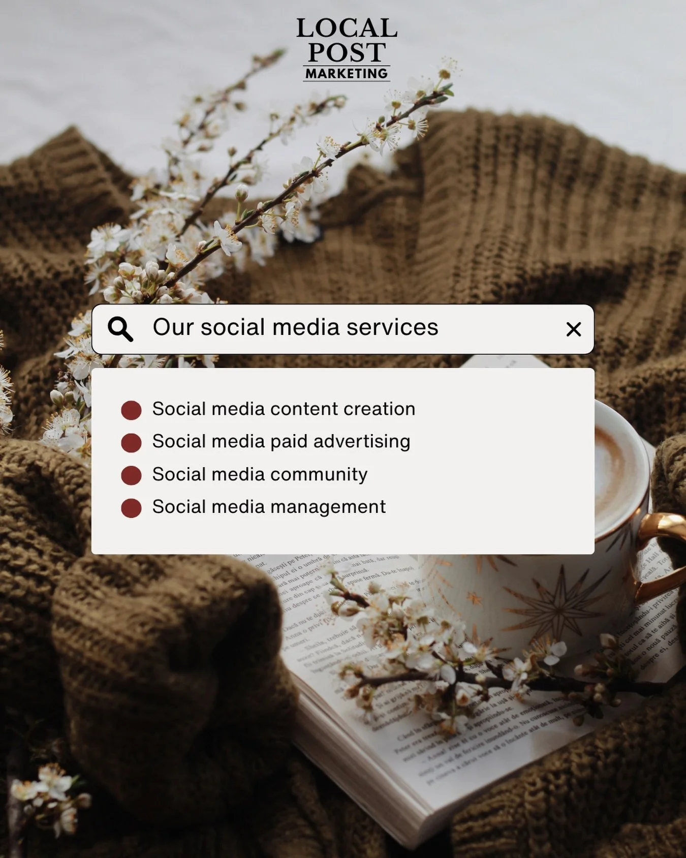 Your local business deserves more than random posts. We help you create content, grow your community, manage your platforms, and run ads that actually convert.
Let&rsquo;s build something that works.