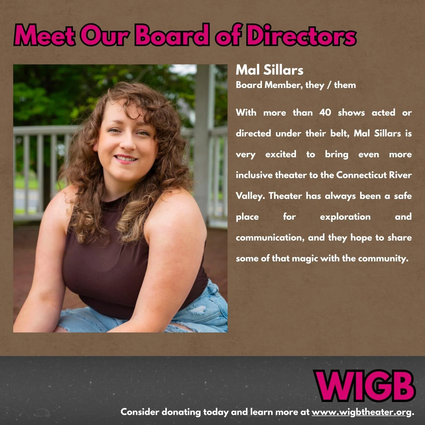 Meet Our Board of Directors!

Consider supporting our early days today at: www.wigbtheater.org/donate