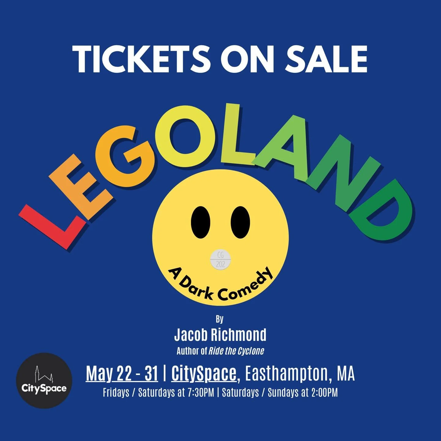 Tickets are now on sale for Legoland!

Hear how Penny and Ezra Lamb took a resold-Ritalin-and-Dexedrine-funded trip across the continent in an attempt to bring the rebranded hyper-misogynistic rapper Johnny Moon back to reality in this dark comedy by