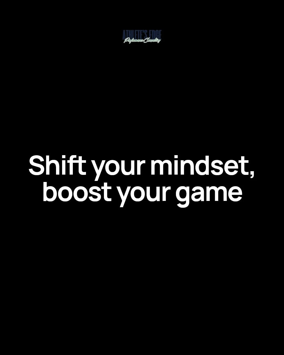 Small mindset shifts can create massive performance gains.

It's not about overhauling your entire mental game overnight.

It's the subtle changes&mdash;like reframing pressure as opportunity or focusing on process over outcome&mdash;that build unsto