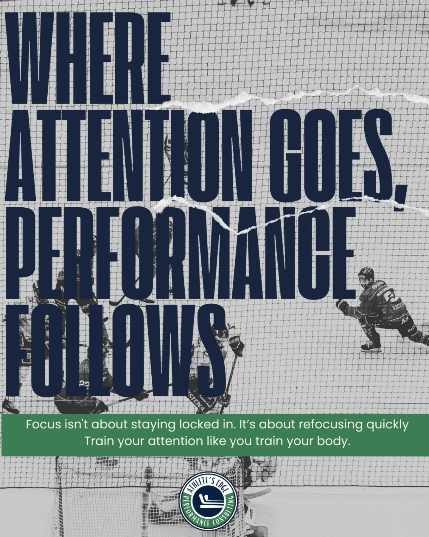 Focus is a skill - and skills improve with practice. The next play deserves your attention. 

#MentalPerformance #AthleteDevelopment #mentalgame #SportsPerformance