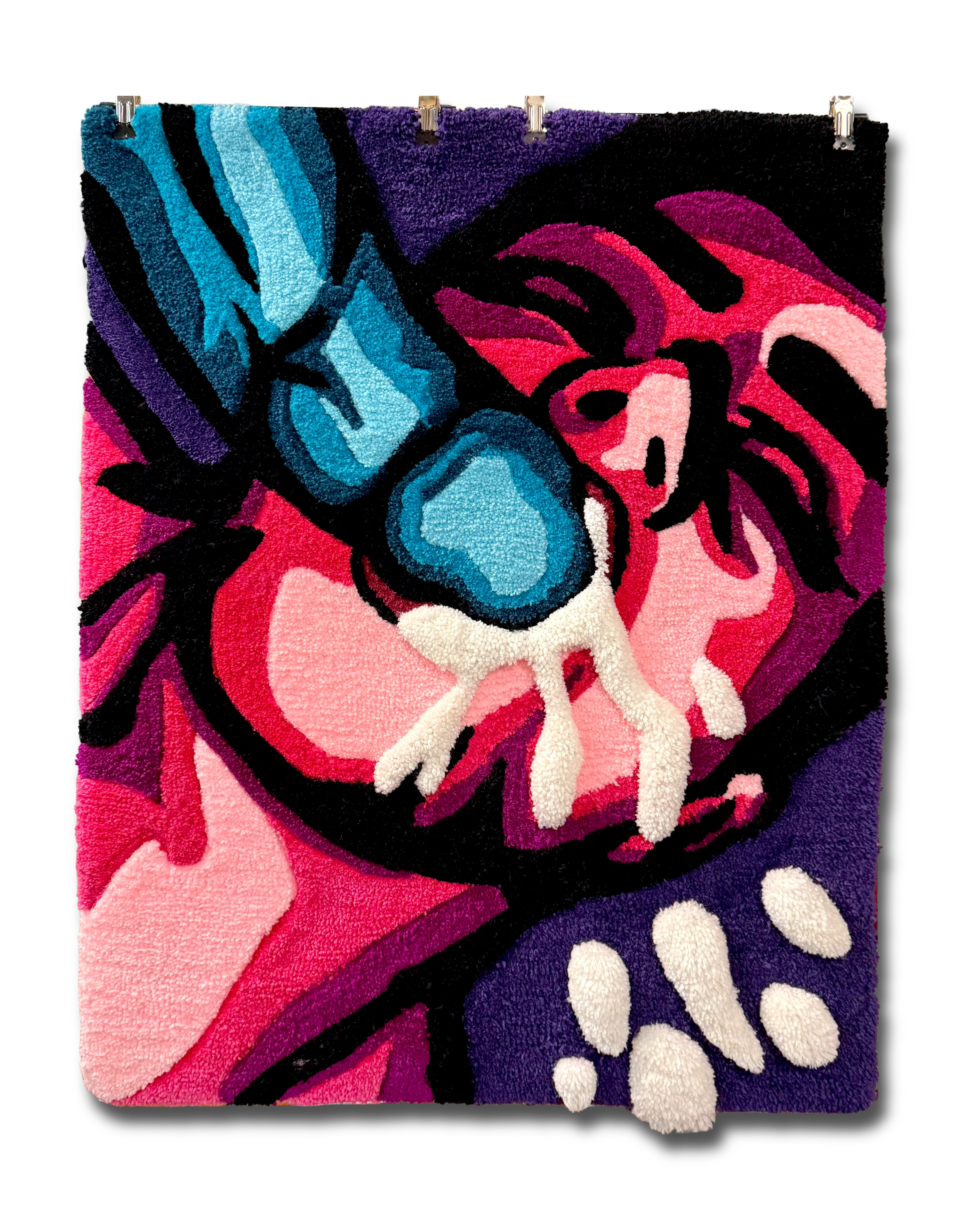 Cum Shot Rug | Pink | Blue | Purple