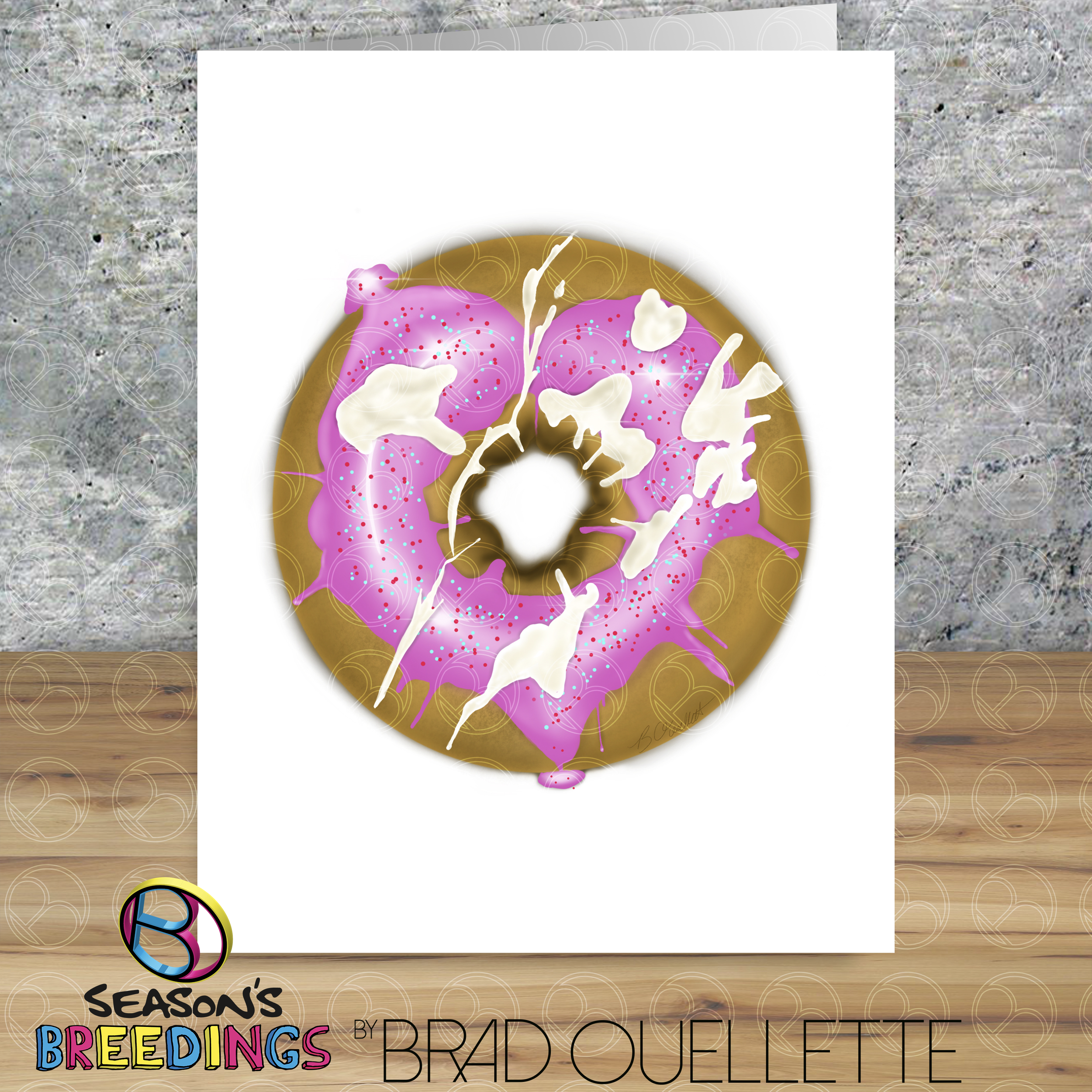 Your Hole is My Goal Donut - GAY Greeting Card