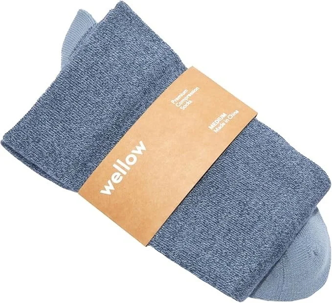 I won't travel without compression socks and this pair is a favorite