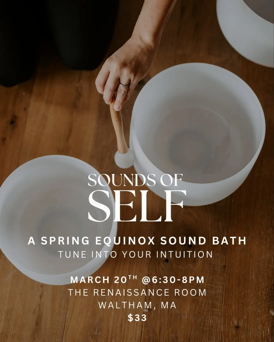 tune in. come home to yourself.

✨ Sounds of Self ✨
a sound bath experience with @soundhealingsarah hosted at @renaissanceroomboudoir 

📅 March 20th &mdash; Spring Equinox
⏱ 1.5 hours (6:30-8pm)
💸 $33
🎶 live sound bath experience with @soundhealin