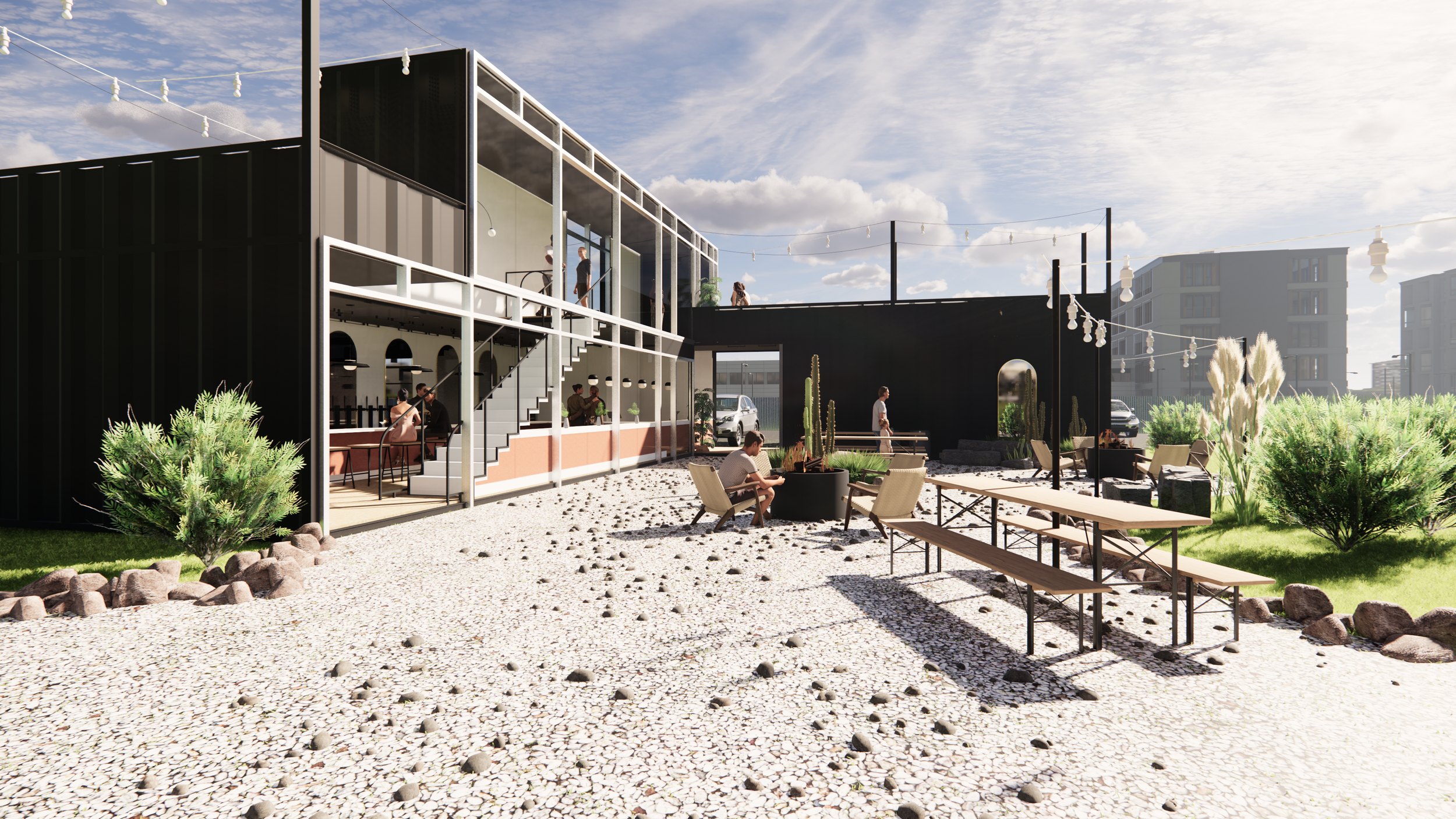 Shipping Container Bar