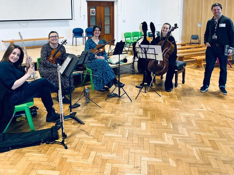 Primary and secondary composition workshops for BBC National Orchestra of Wales