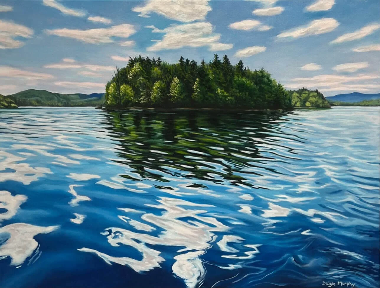 Dazzling Clouds Indian Lake