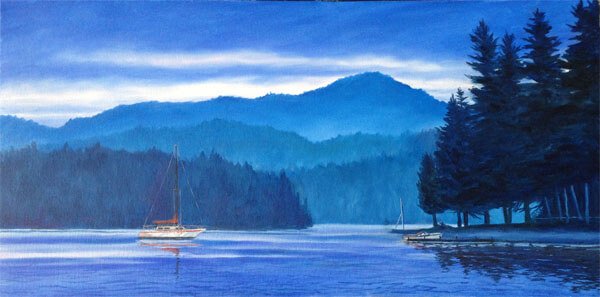 Peaceful Night on Schroon Lake