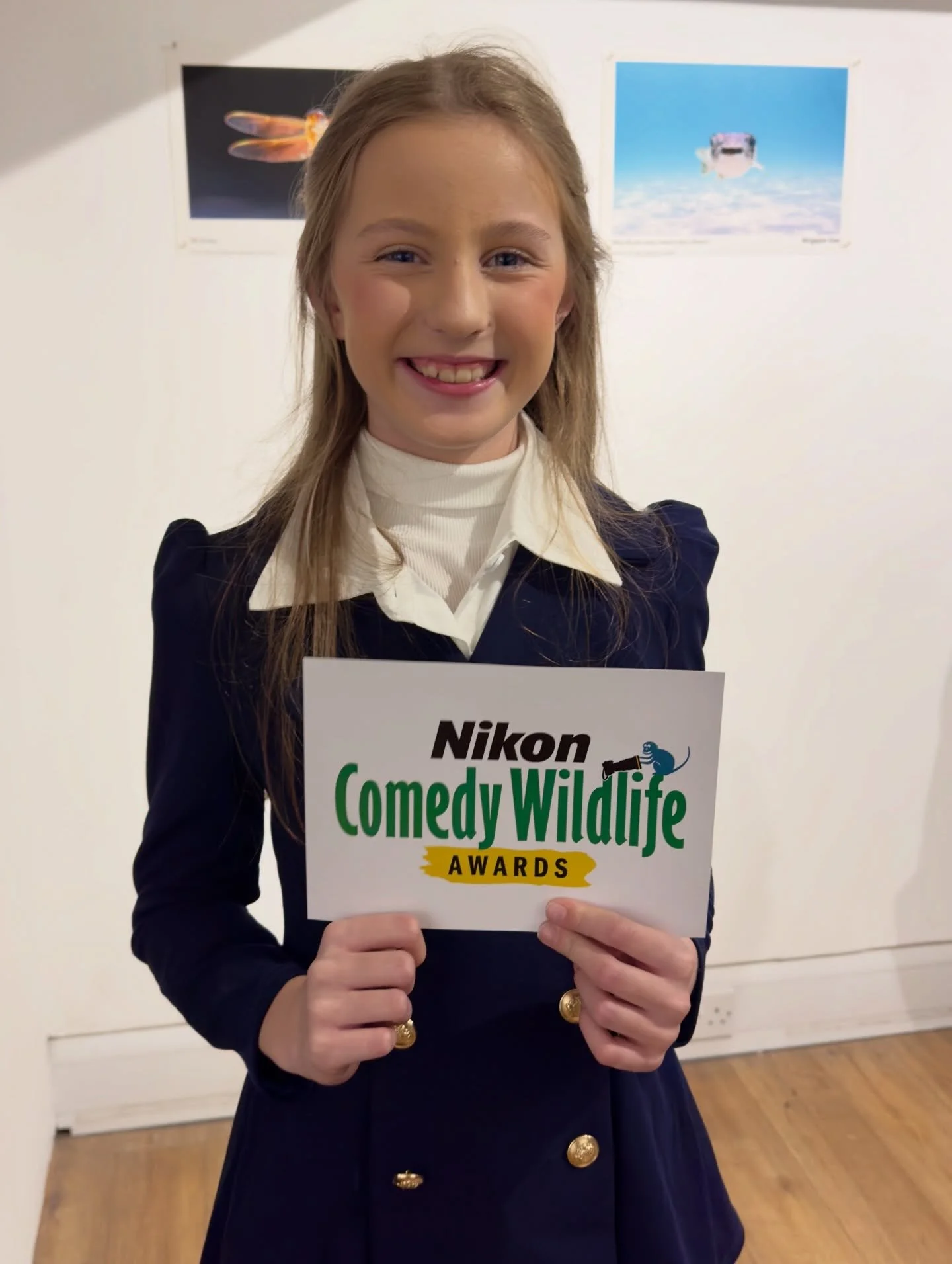A fabulous evening at the OXO Tower Gallery London for the Nikon Comedy Wildlife Photography Awards last night 😃 Huge Congratulations to all involved and especially the winners 👏 Jamie had the honour of presenting the Junior Award - thank you @come