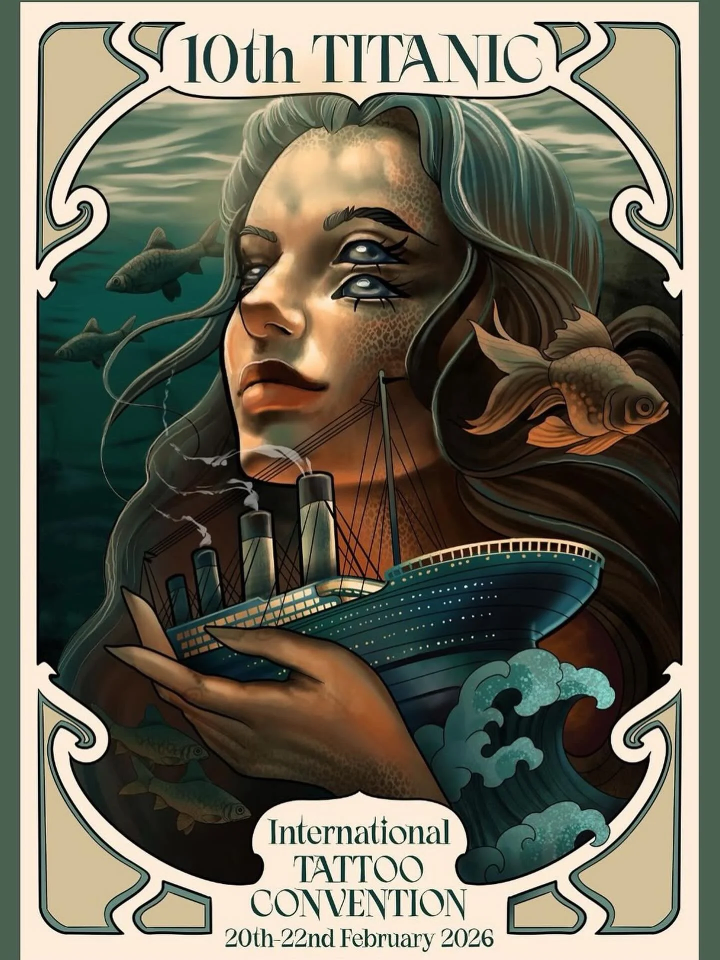 TITANIC INTERNATIONAL TATTOO CONVENTION &mdash; 🇮🇪

This weekend marks our first convention of the year &amp; we&rsquo;re opening across the water at the @titanictattooconvention in the grand city of Belfast.

You&rsquo;ll find me working under the