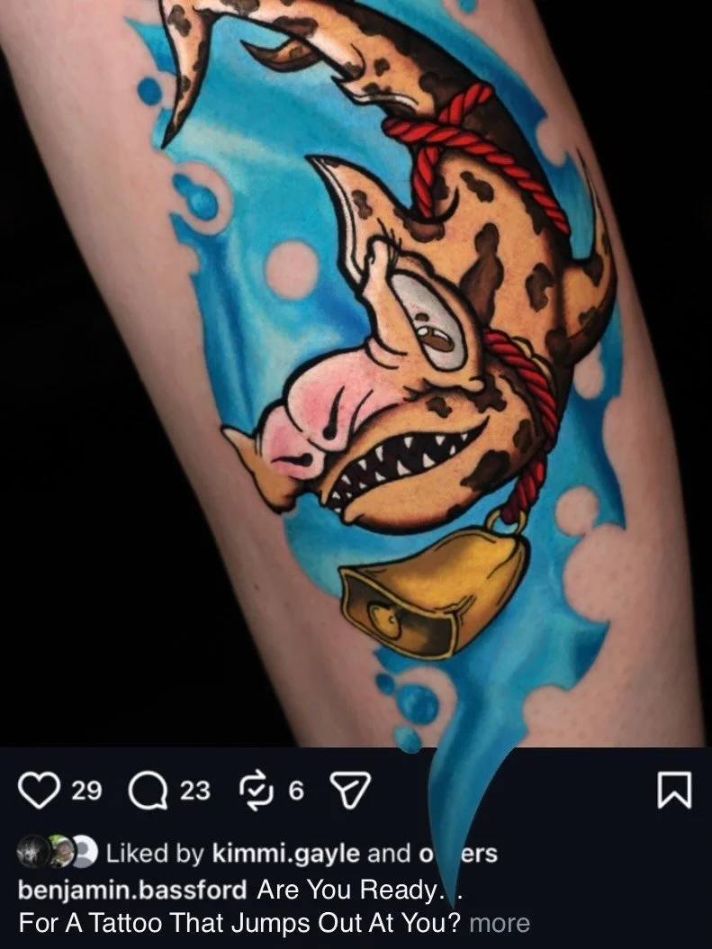 Bring your tattoo to life.

Bold, vibrant, illustrative tattoos designed to stand out.

Now Booking&mdash; Limited Availability.
@benjamin.bassford 

@yayofamilia Sponsored Artist.

#illustrativetattoos #colourtattoos #vibranttattoo #uktattooartist #