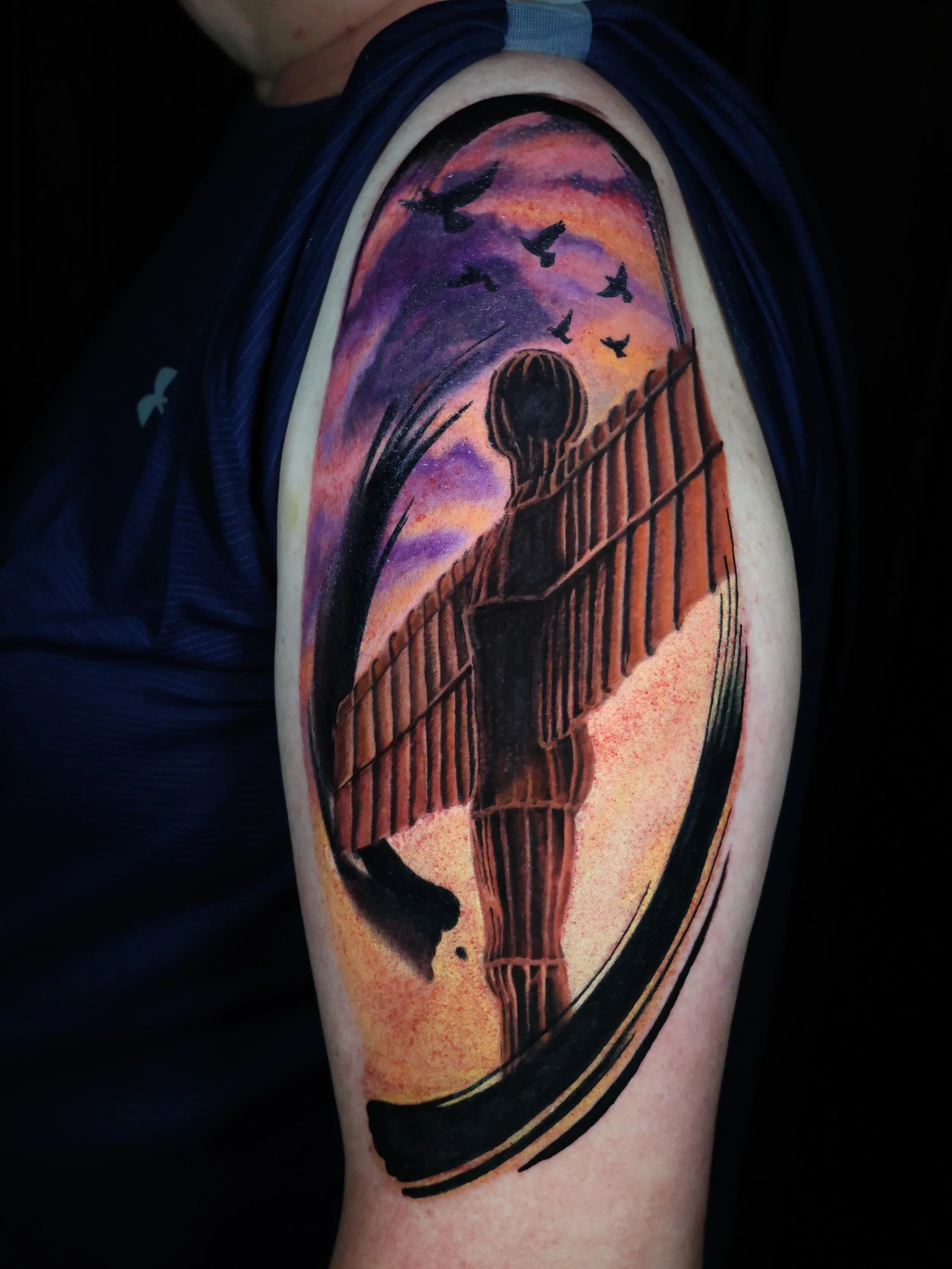 Angel of the North for Andy. 

Some tattoos carry history. Others help write the next chapter. Cheers for the trust on this cover up Andy. 

@yayofamilia Sponsored Artist

Ready For Your Session | Get In Touch