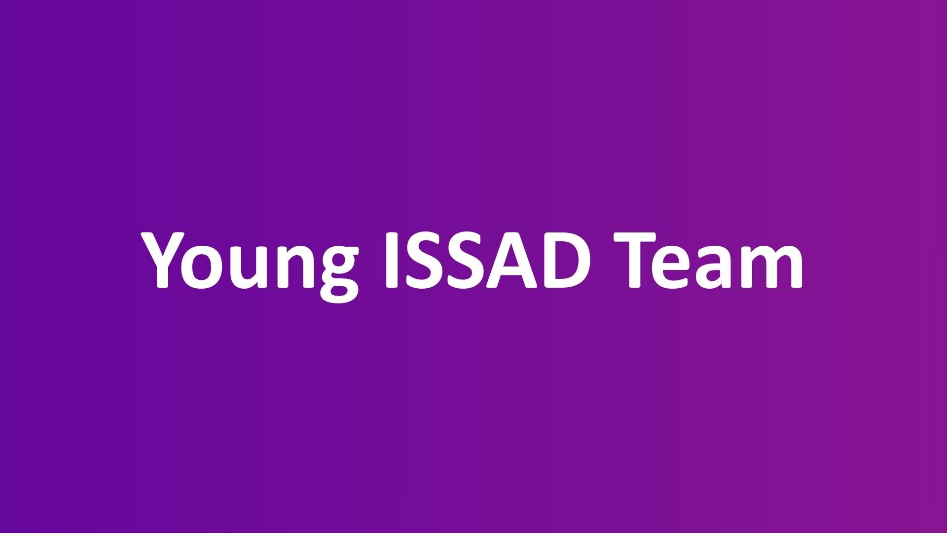 Young ISSAD Team: Expanding our global GBS network