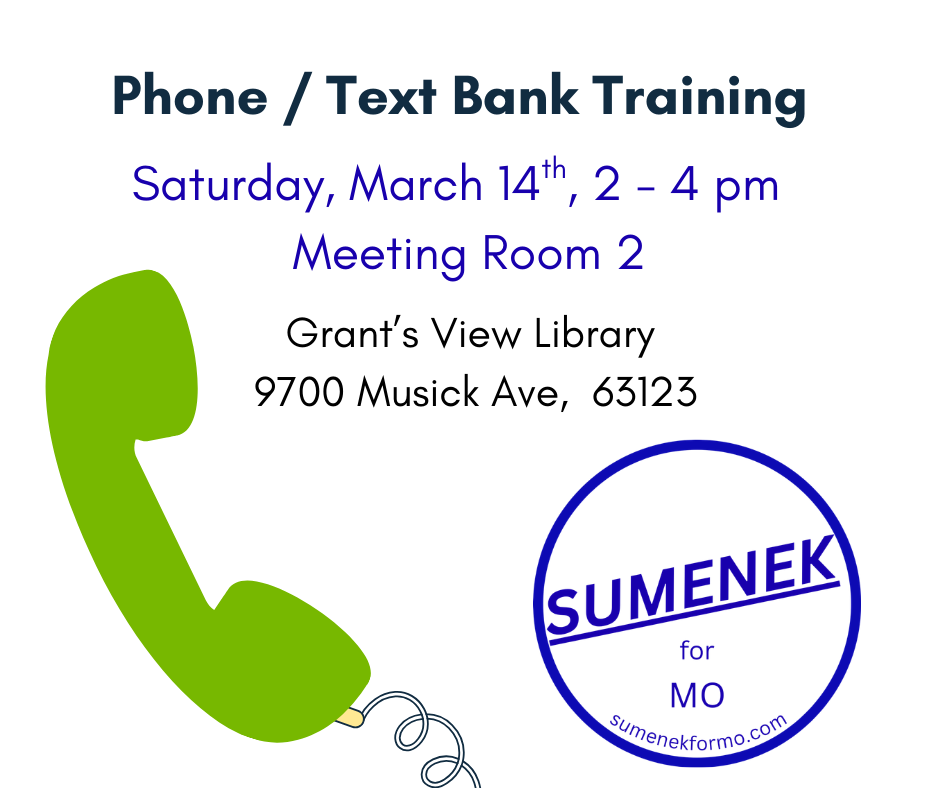 Phone/Text Bank Training Session