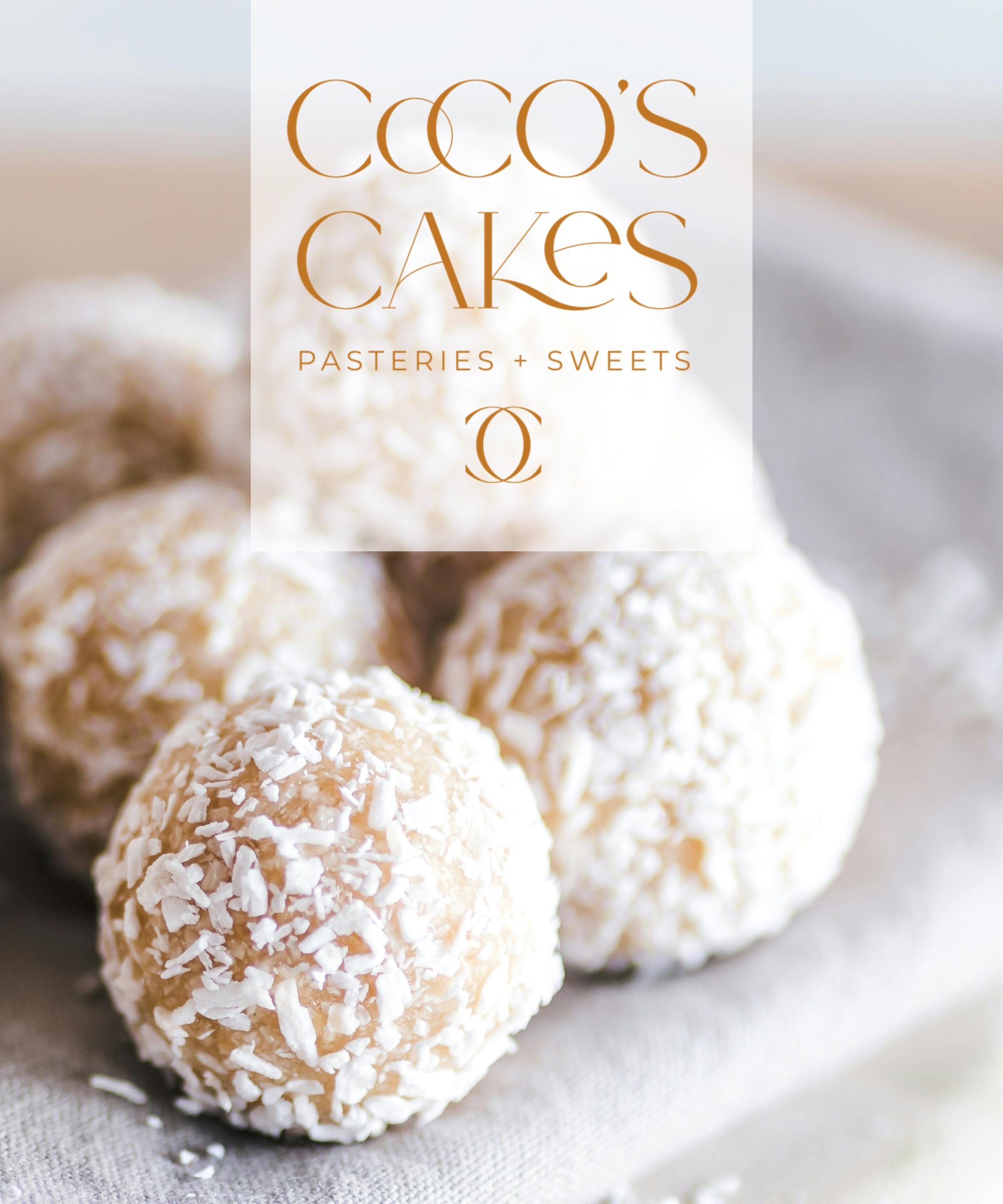 playful logo design with monogram for bakeries, boutiques, event planners