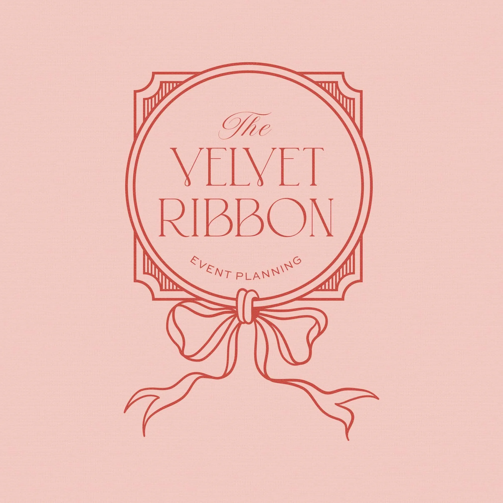 Whimsical logo design for wedding event planners