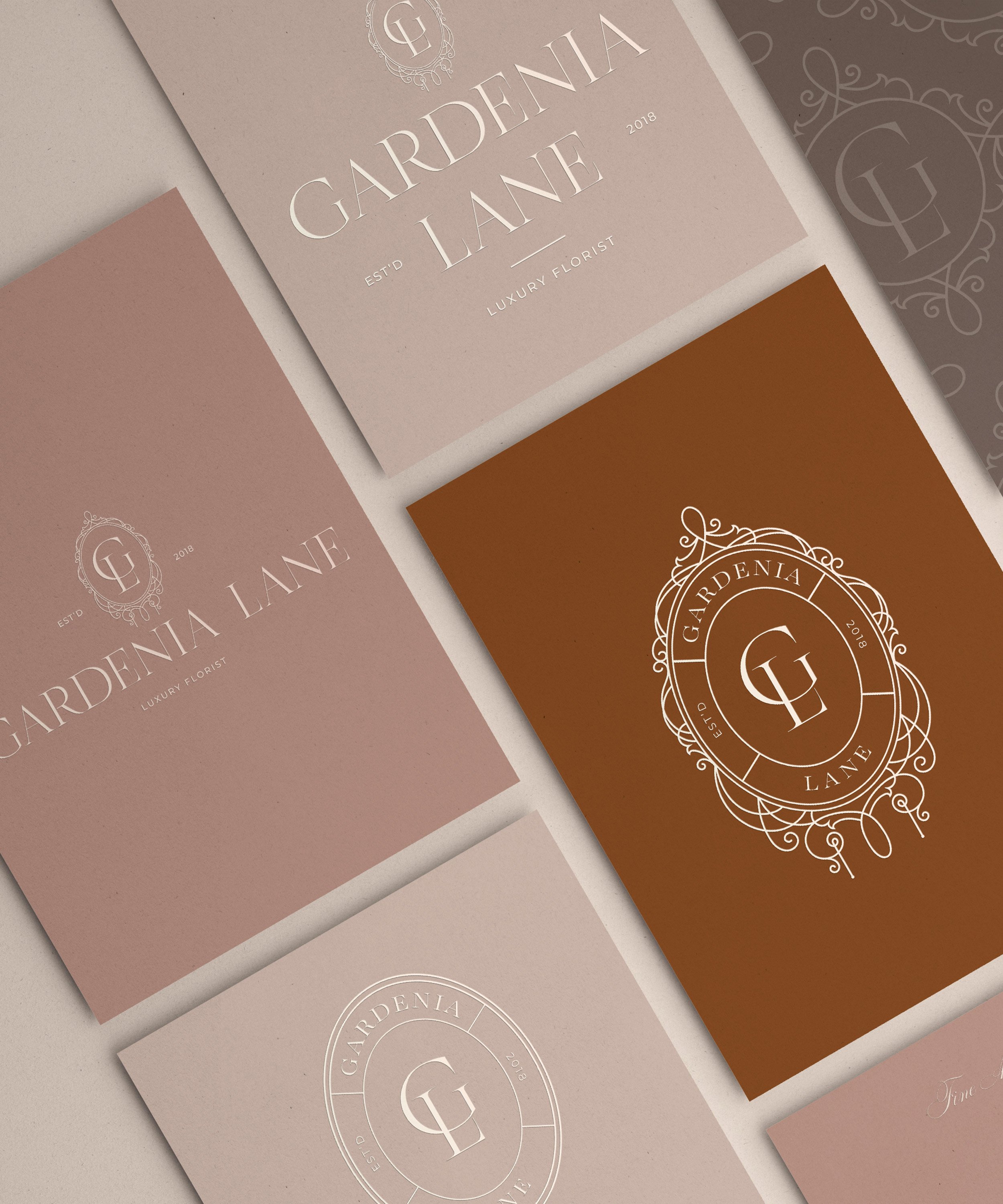 Brand presentation for a luxury logo design