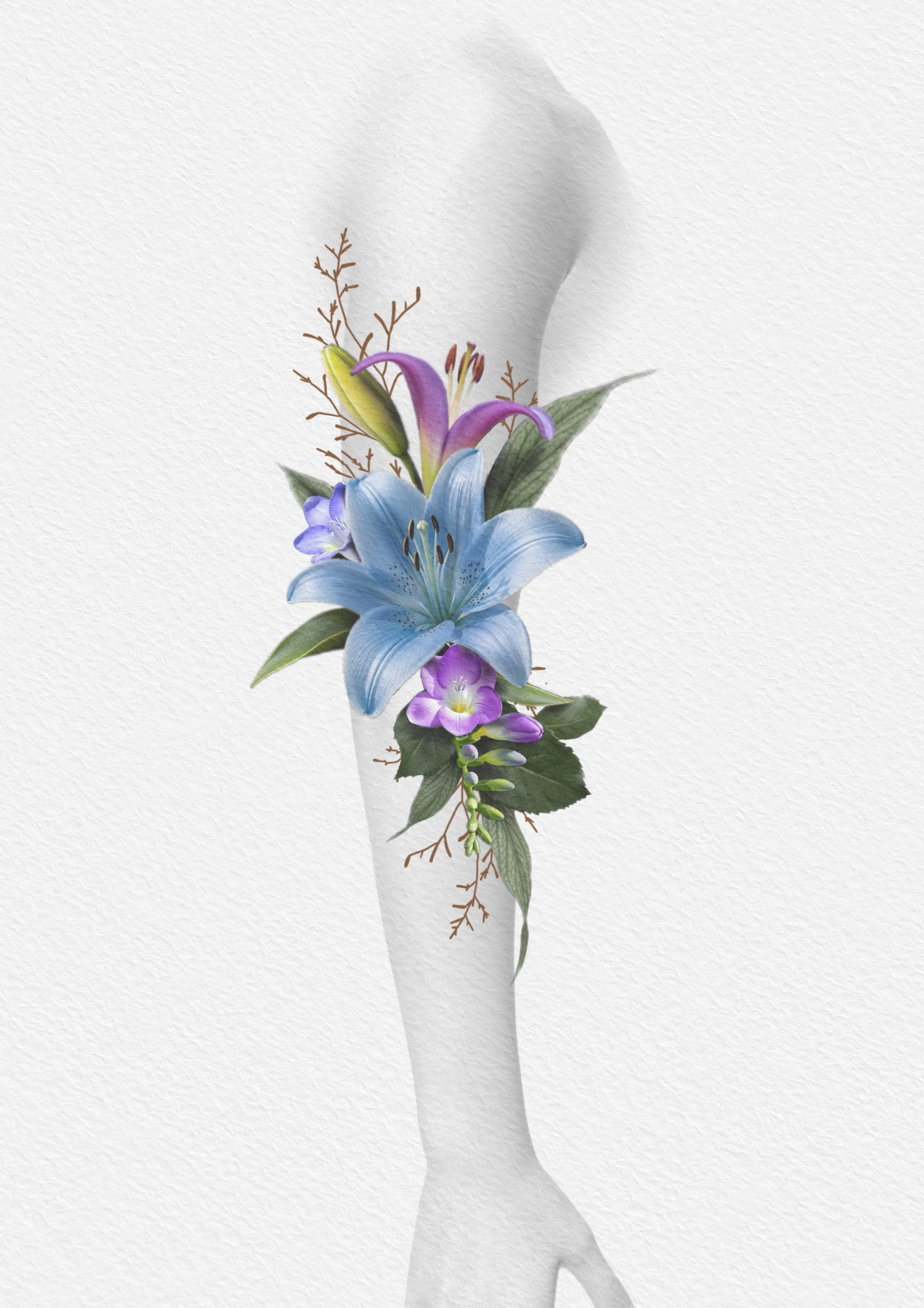Floral Lily Piece