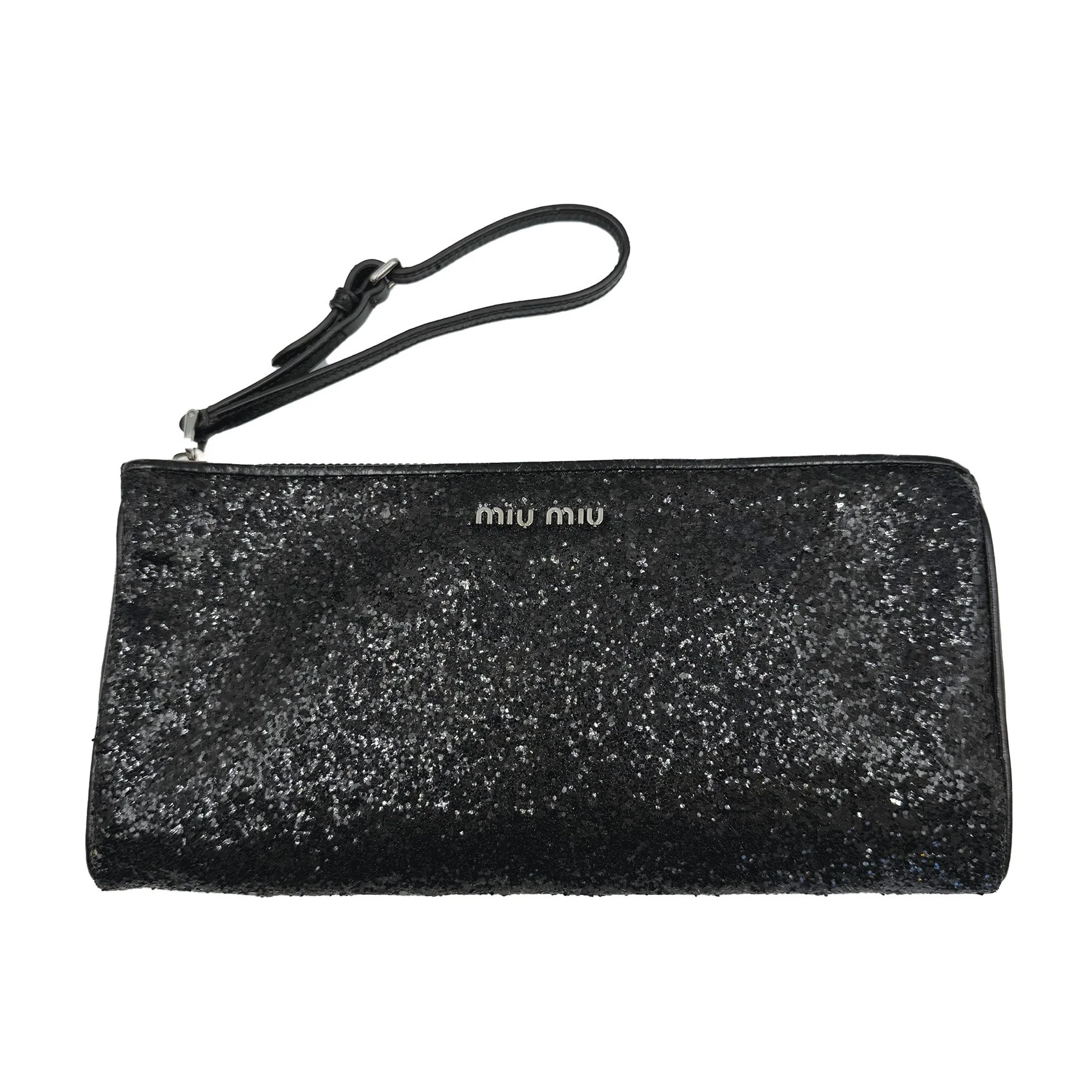 Miu Miu Glitter Wristlet