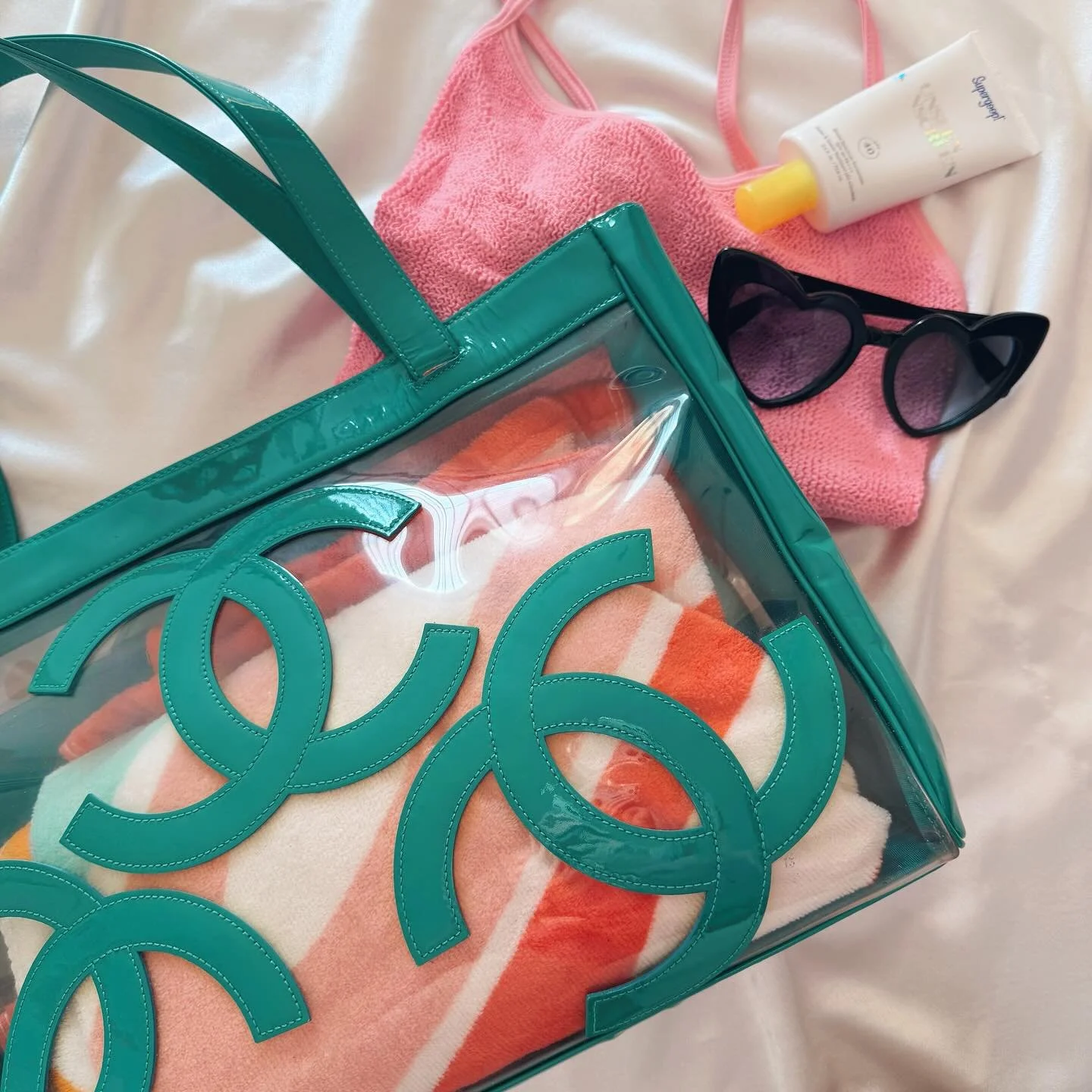 Anyone going on a vacation soon?
Vintage Chanel pvc triple CC tote | $1295
5% off with welcome code 

pre-loveit.com 
#vintagechanel #chanel #ootd #vacationbags #luxury #chanelpvctote
