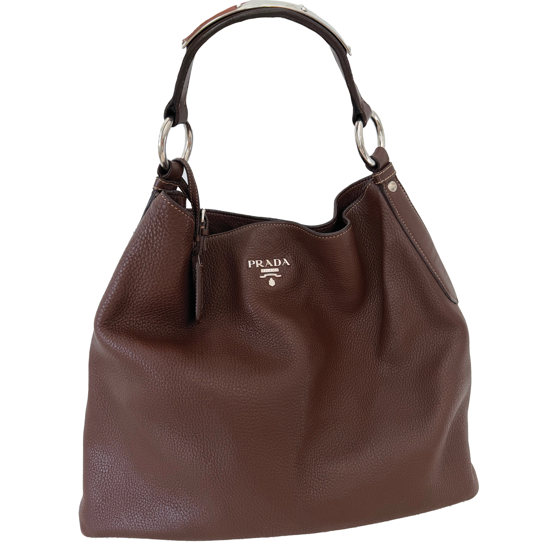 Prada Vitello Daino Hobo