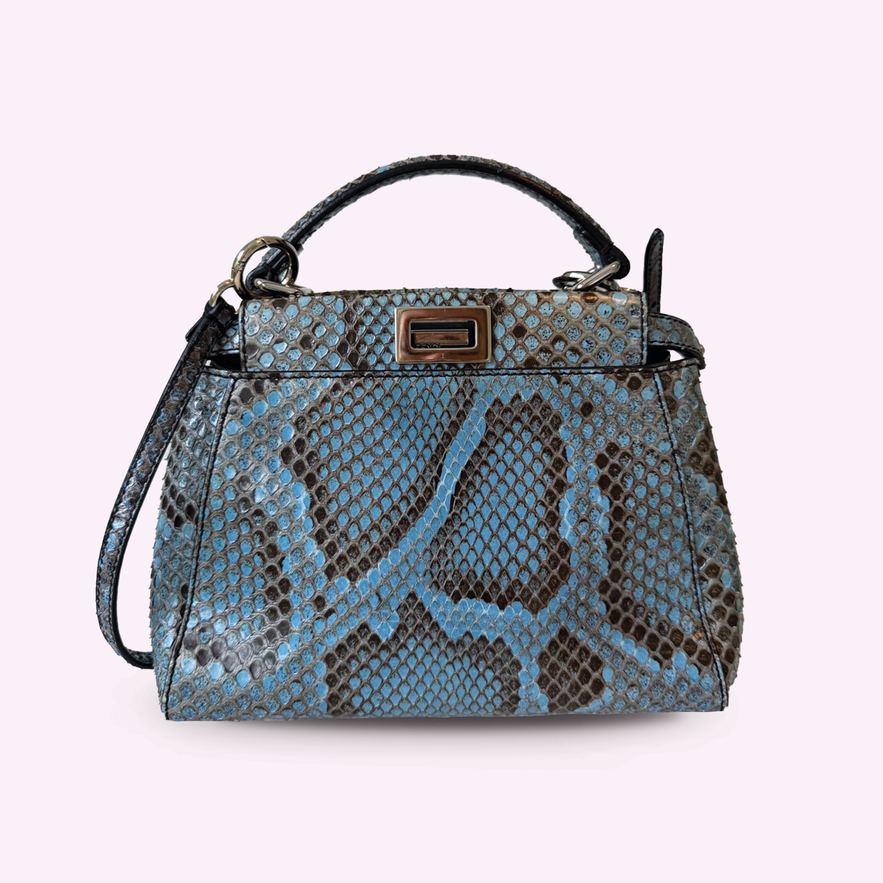 Fendi Python Mini Peekaboo