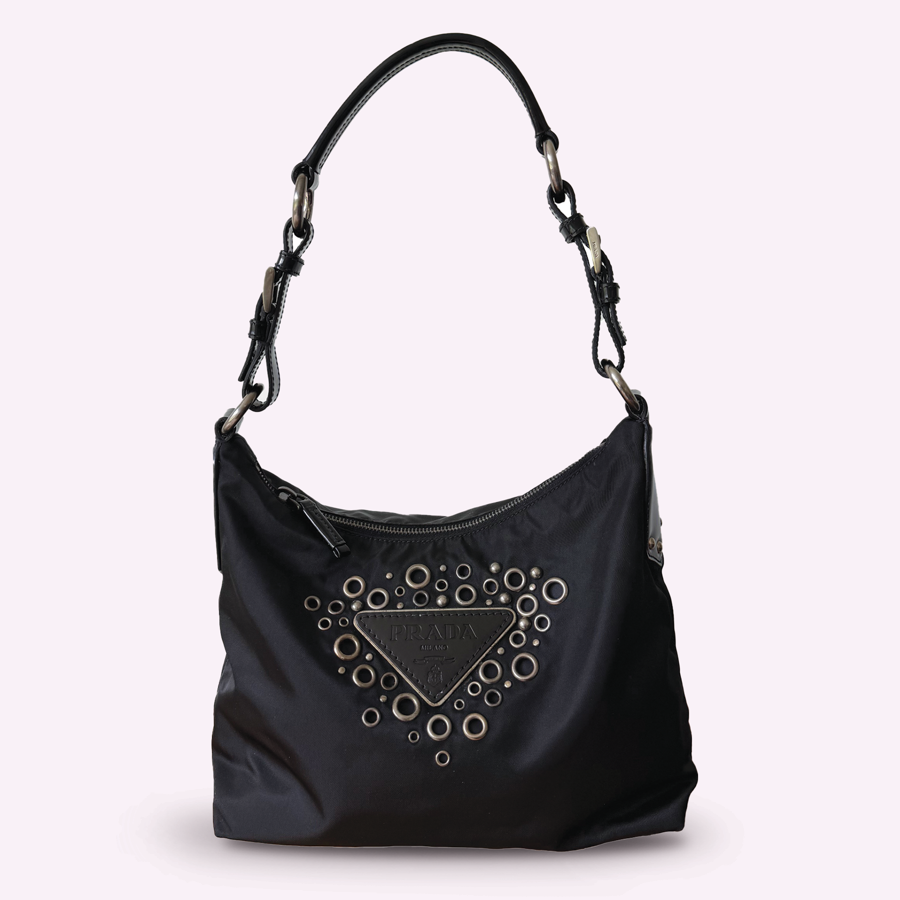 Prada Grommet Hobo