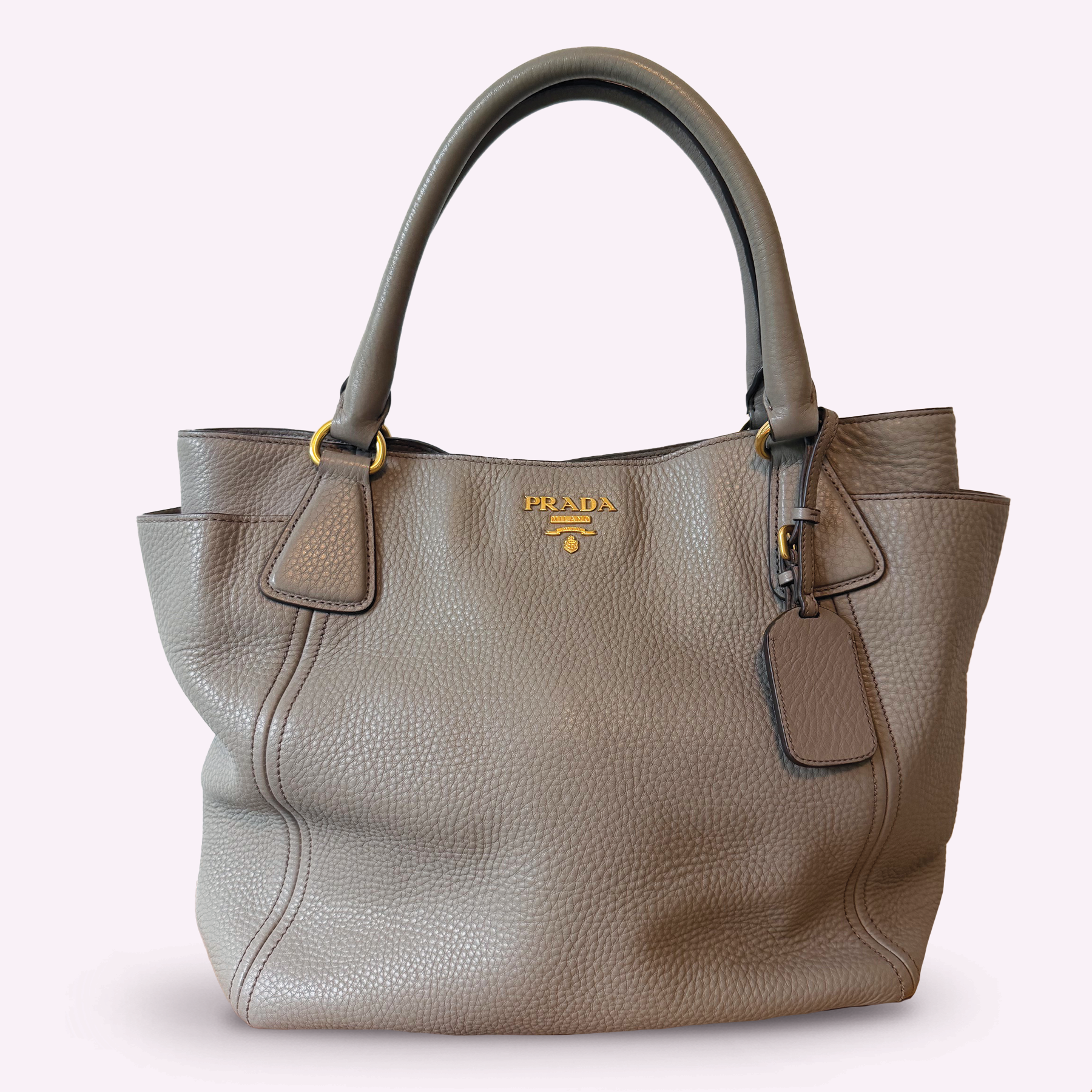 Prada Vitello Daino Leather Tote