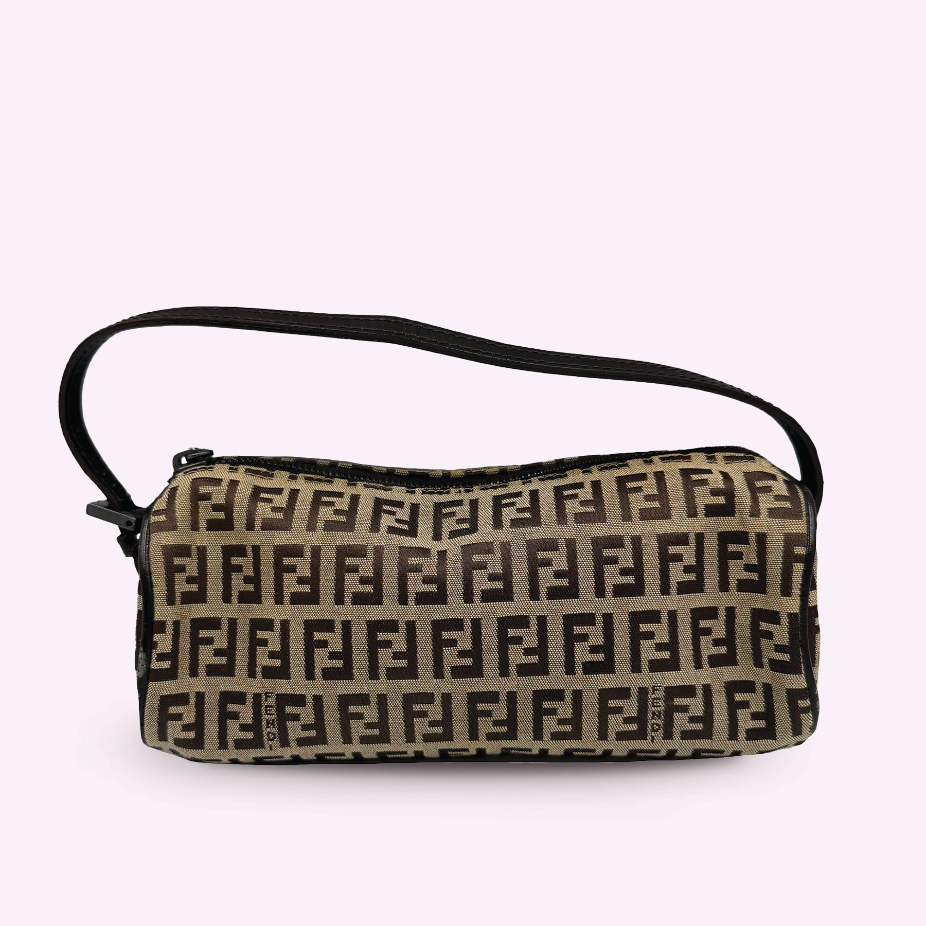 Fendi Zucchino Barrel Pochette