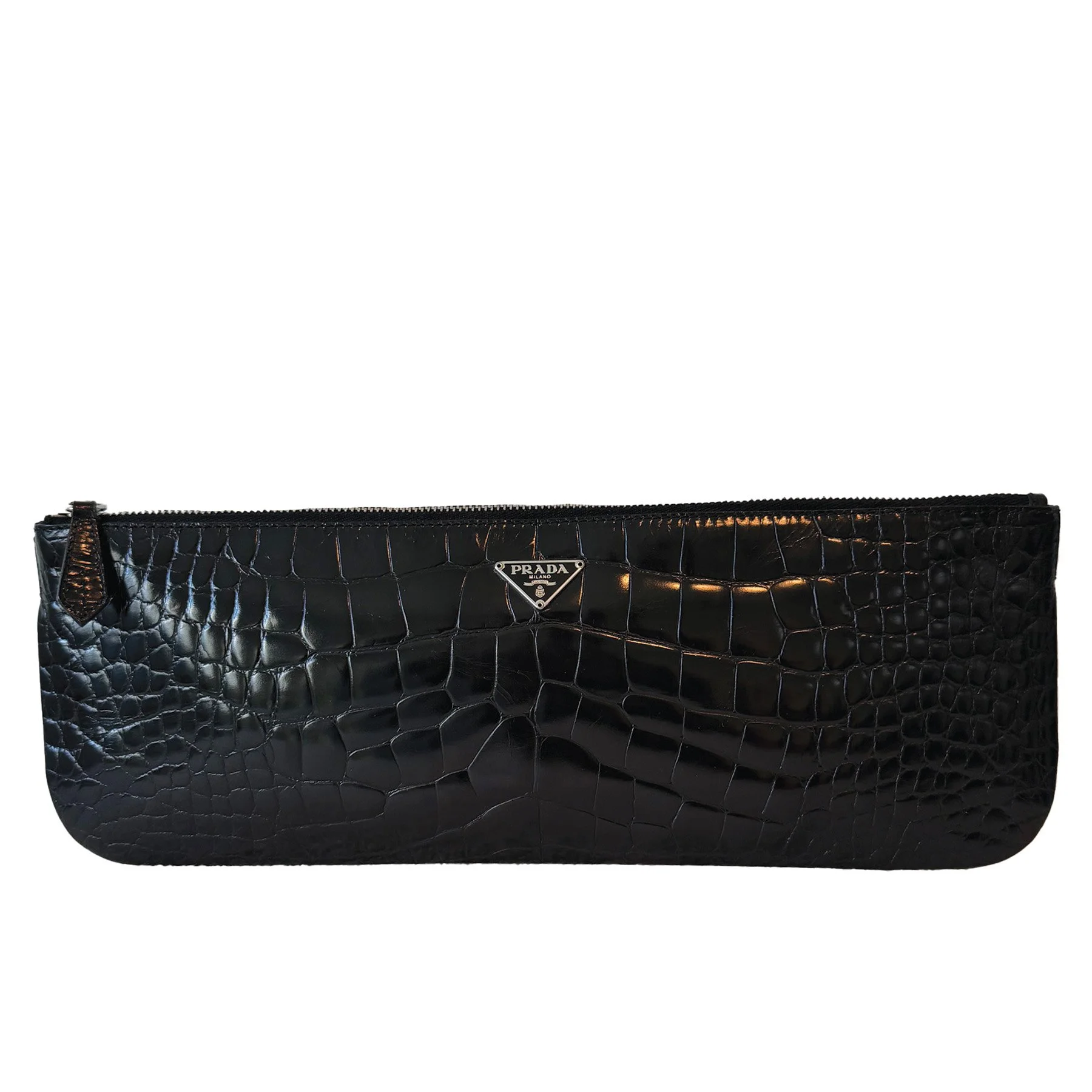 Prada Vintage Crocodile Clutch