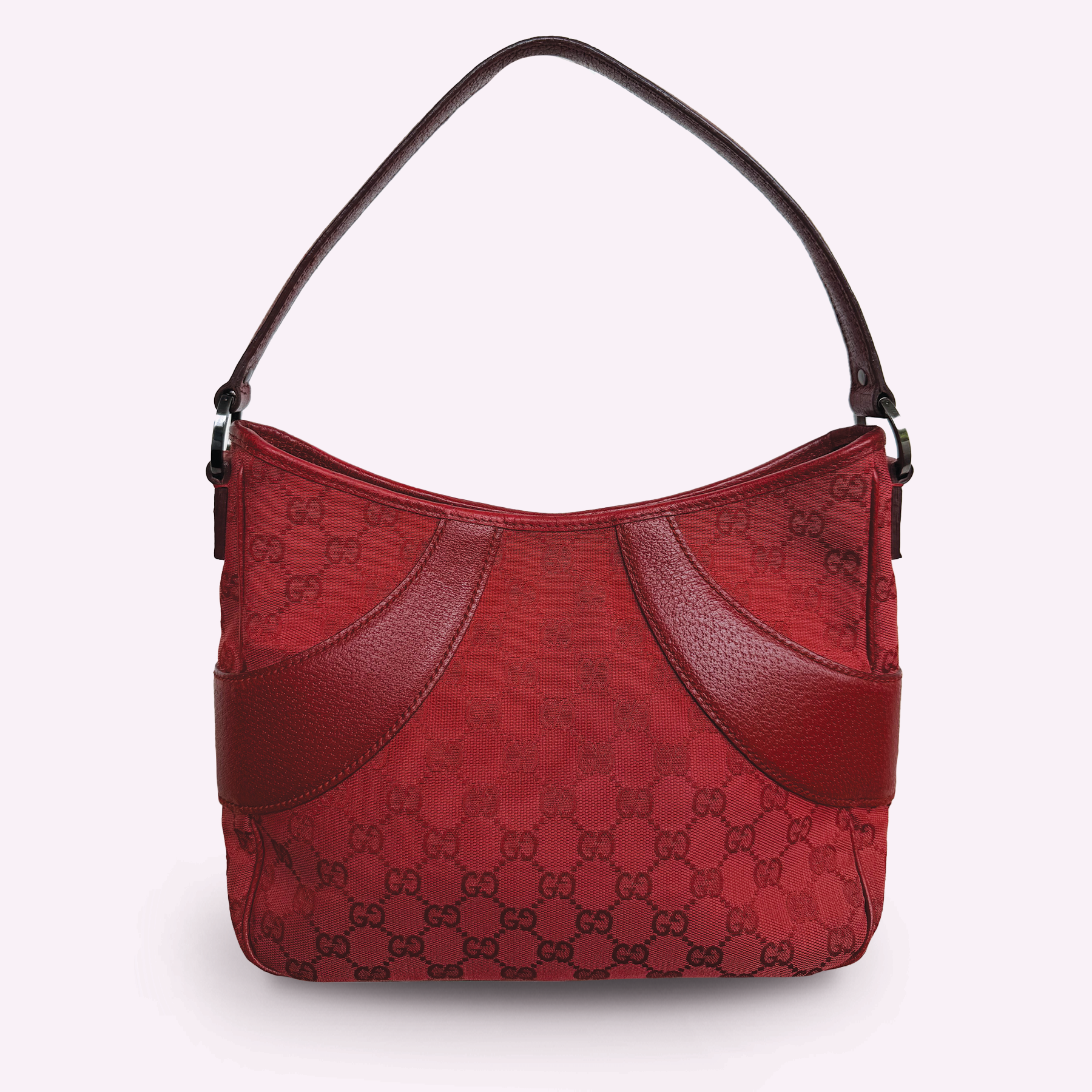 Gucci GG Red Canvas Bag
