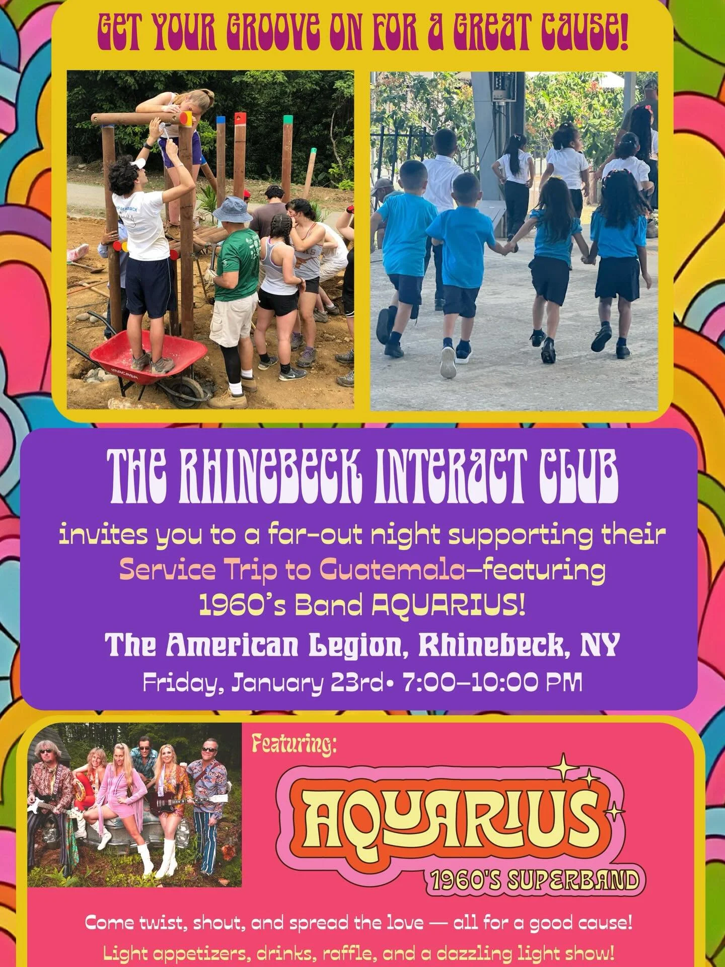 ☮️ JOIN US FOR A GROOVY NIGHT OF GIVING! ✨
Interact is hosting a special charity fundraiser, and we&rsquo;re turning back the clock for a far-out cause. 💛

🎸 AQUARIUS will be bringing the 60s vibes all night long &mdash; so dust off your retro thre