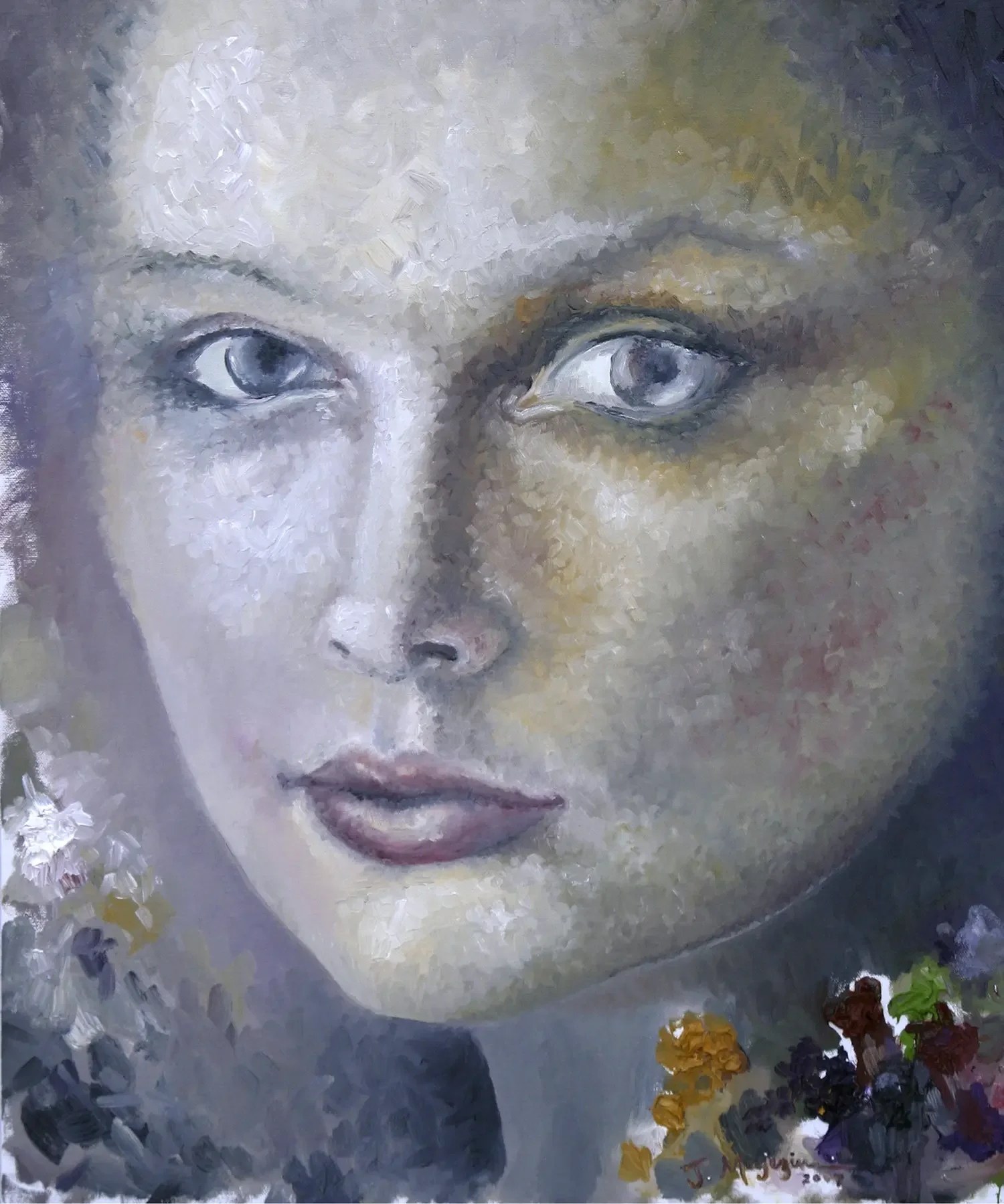 Be Brave, My Beauty, 19x24, 2007 (SOLD)