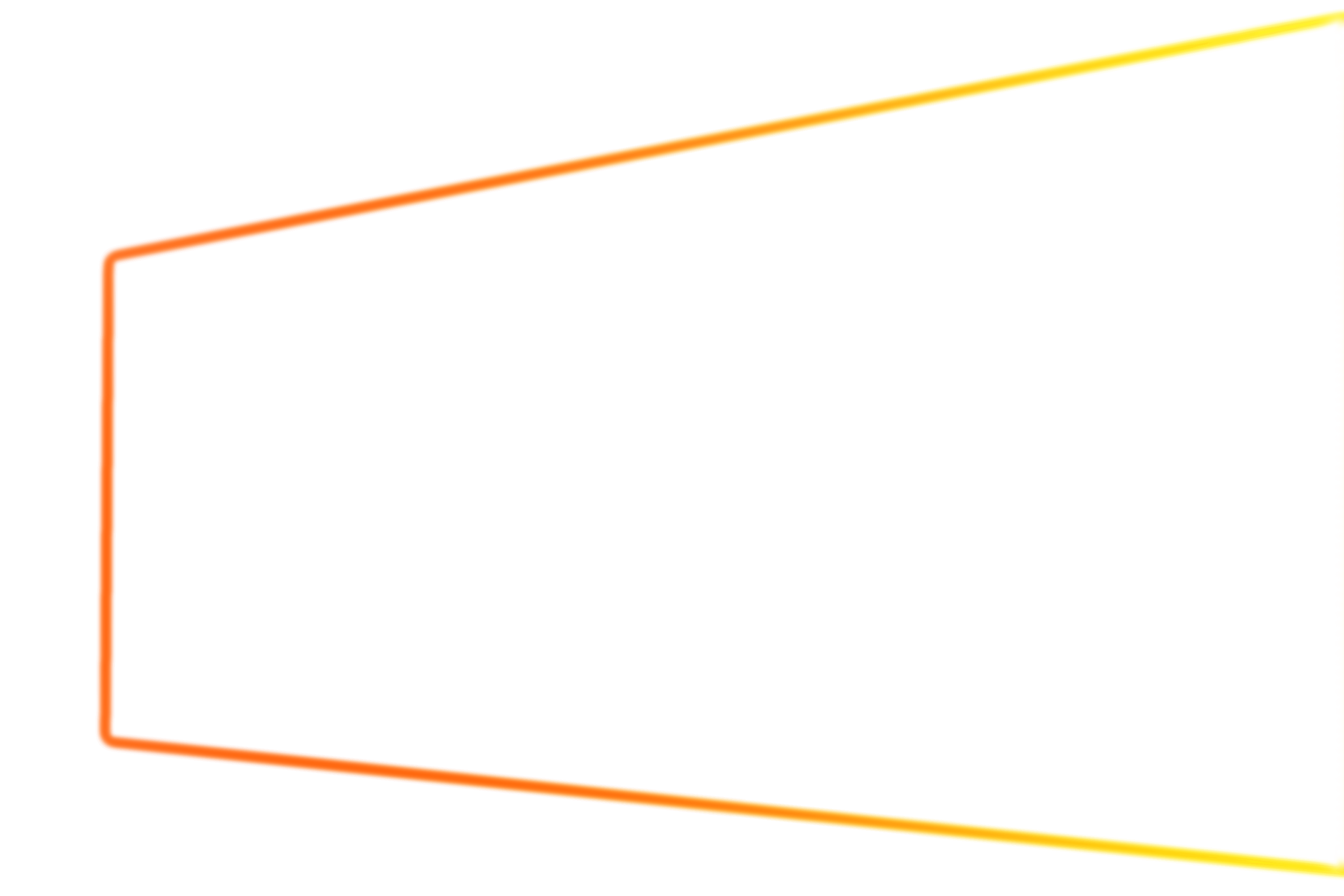 Gráfico de barras con flecha naranja y fondo de líneas horizontales en tonos amarillos y naranjas.