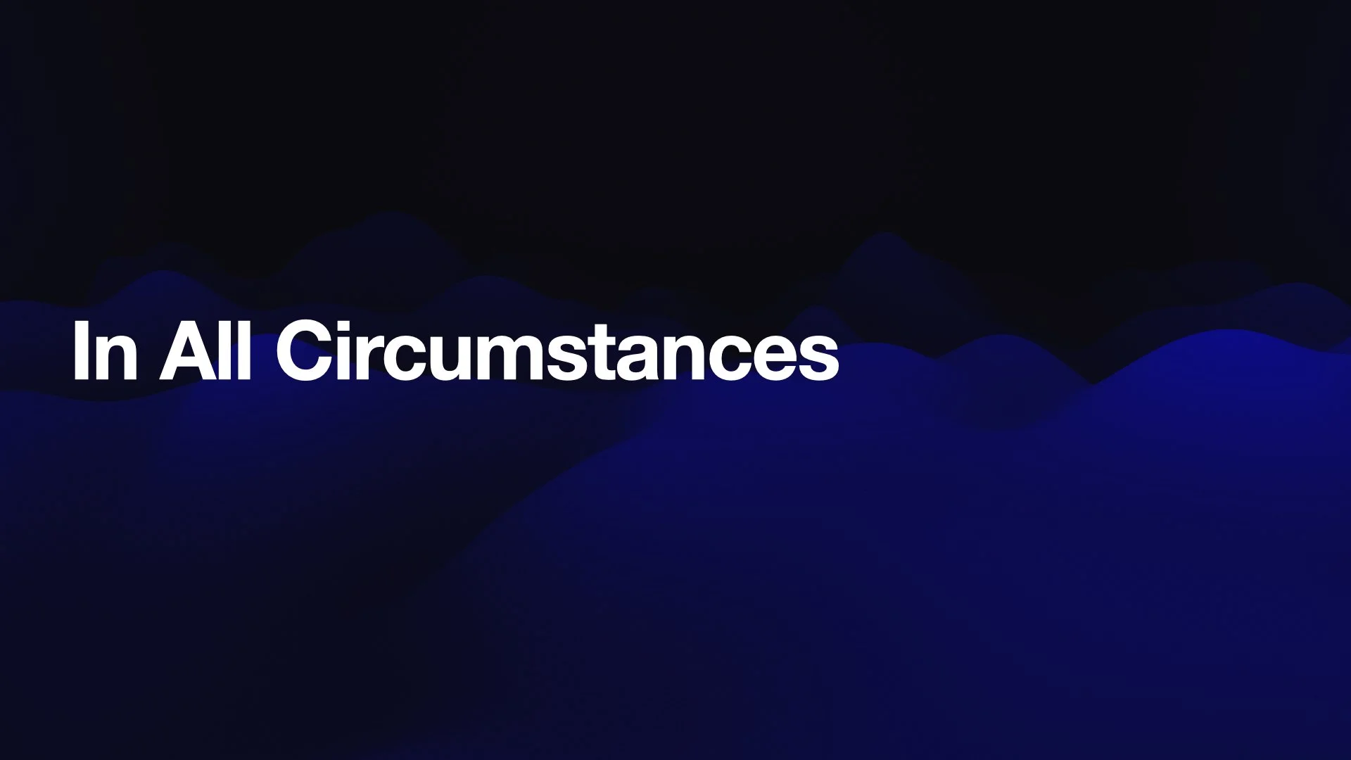 In All Circumstances - Al Floro