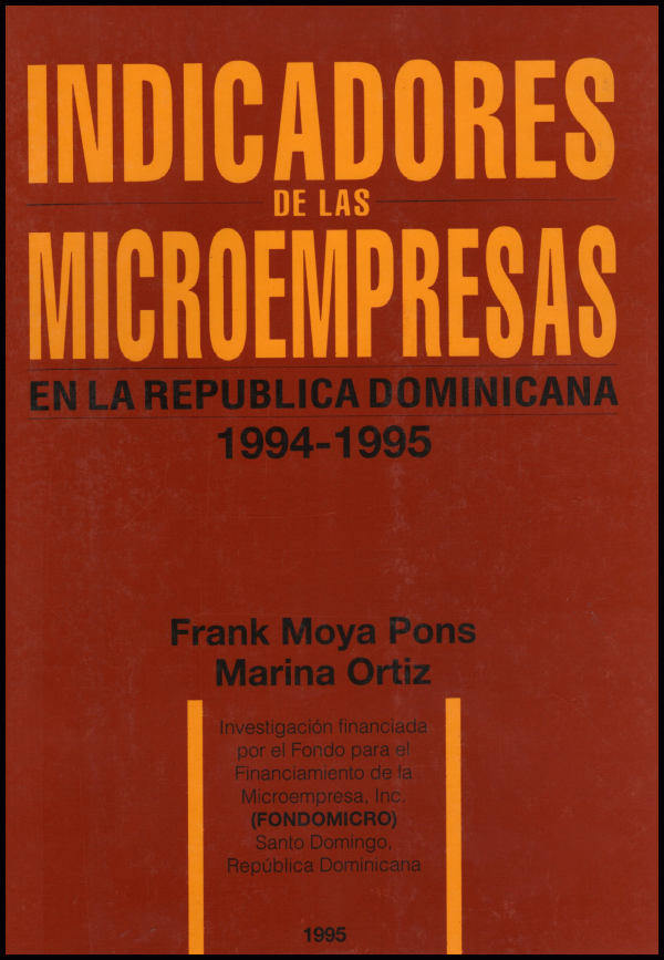 Indicadores de las Microempresas en la R.D. 1994–1995